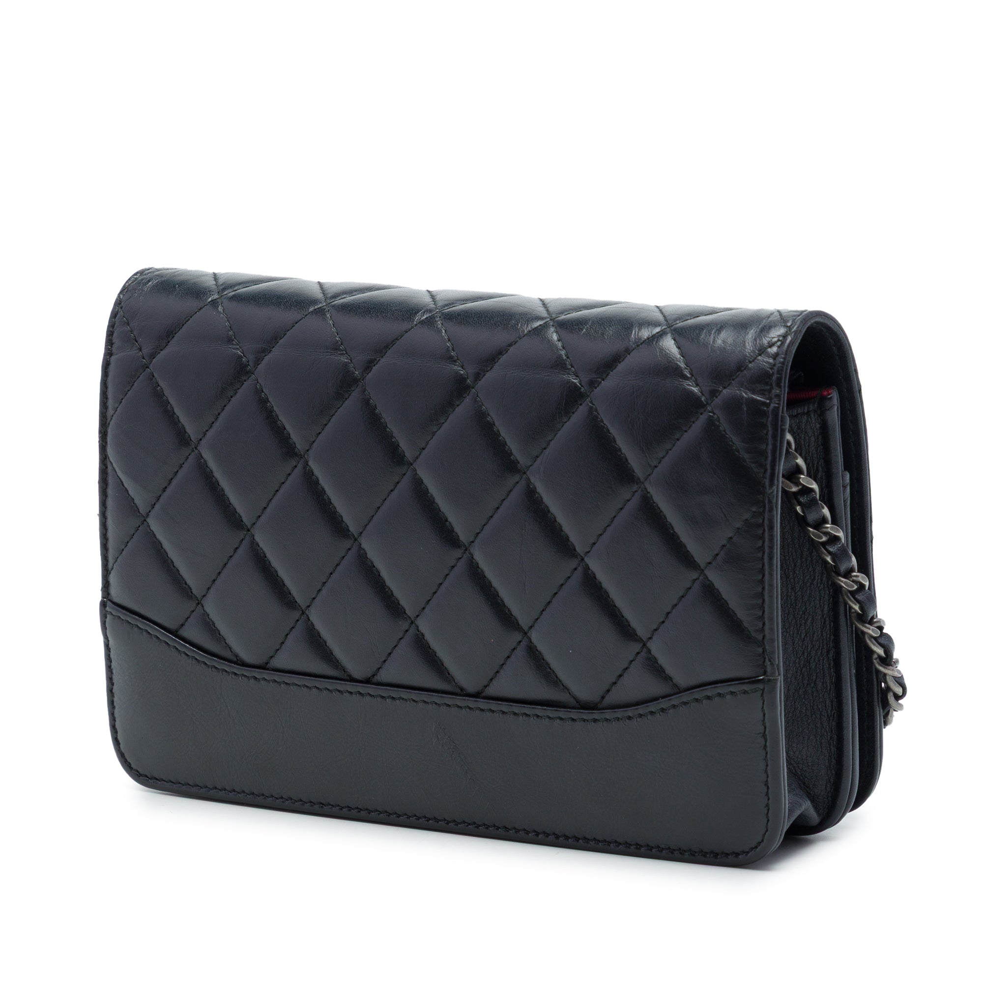 Chanel Quilted Aged Calfskin Gabrielle Wallet On Chain - image 2
