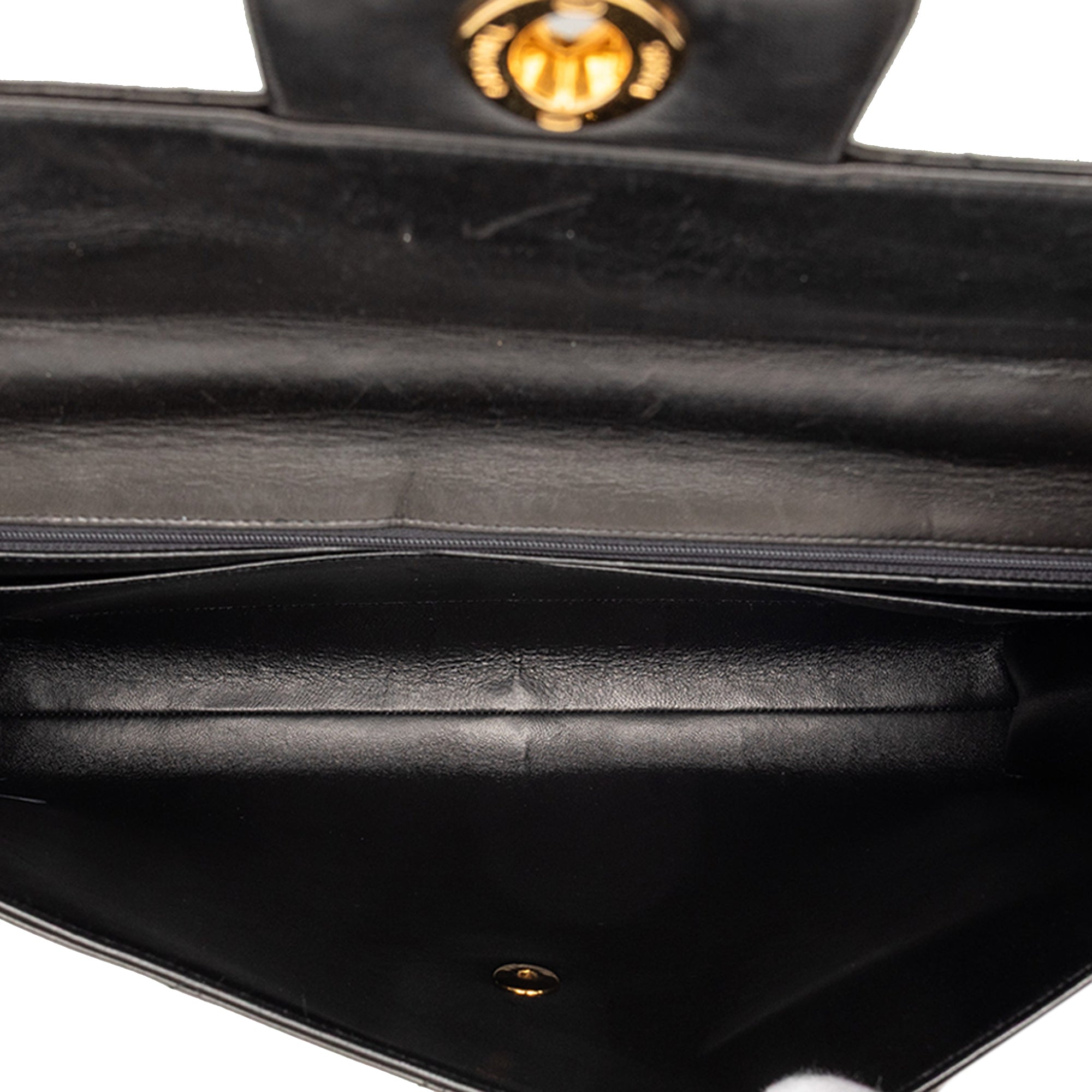 Chanel CC Quilted Lambskin Flap Briefcase - image 4