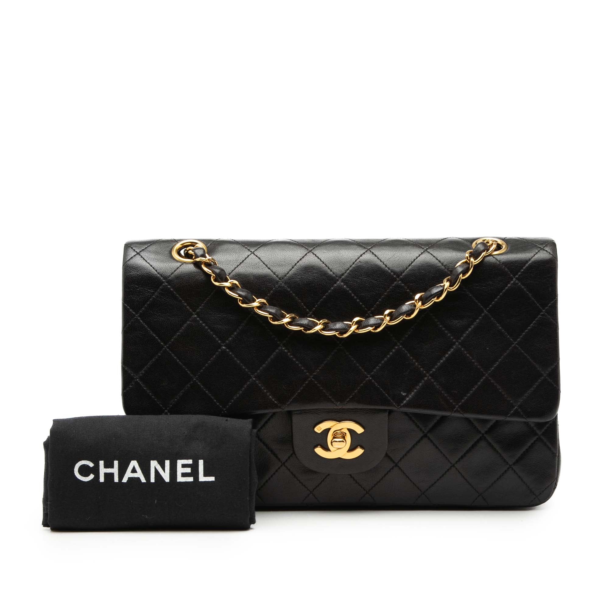 Chanel Medium Classic Lambskin Double Flap - image 9