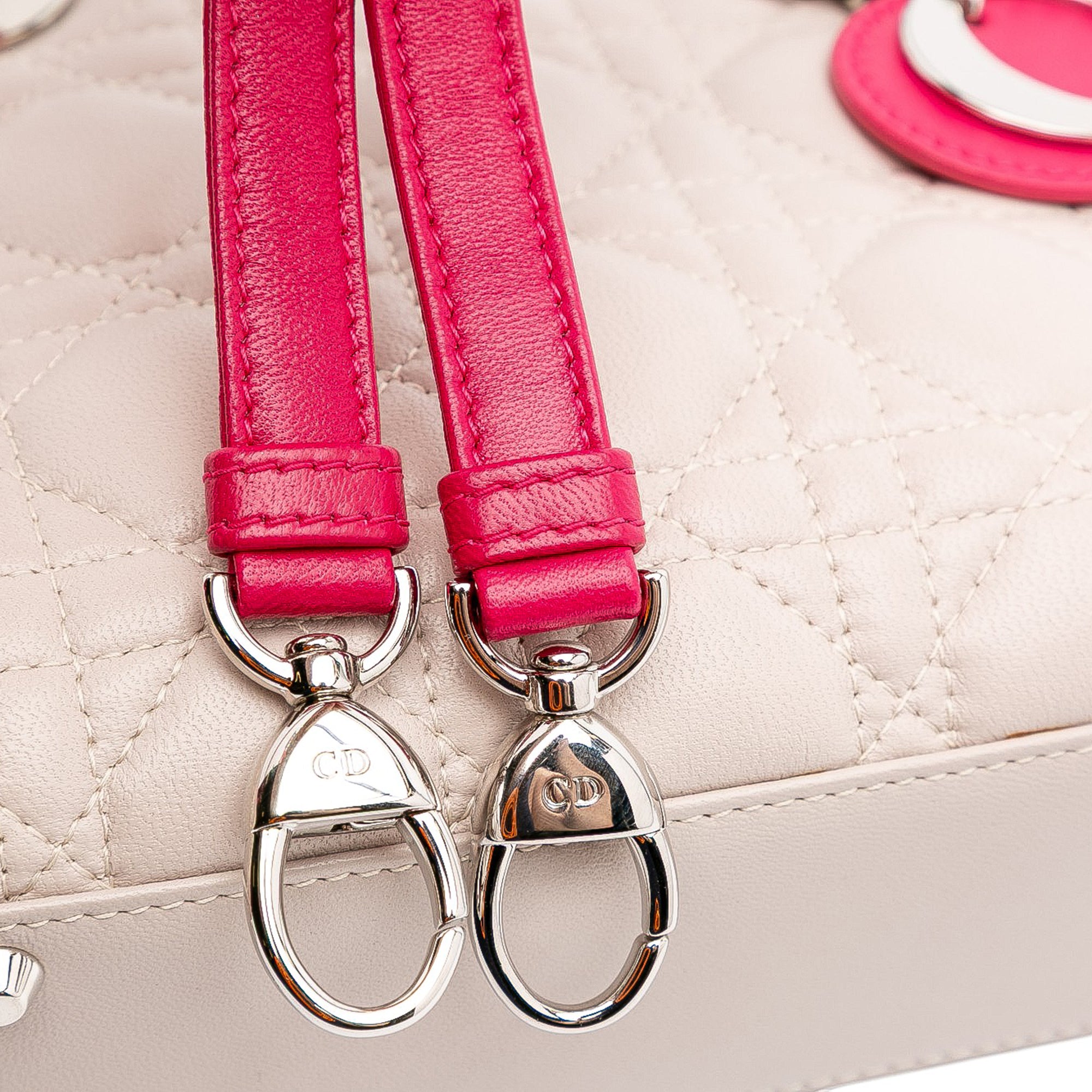 Dior Mini Tricolor Lambskin Cannage Lady Dior - image 11