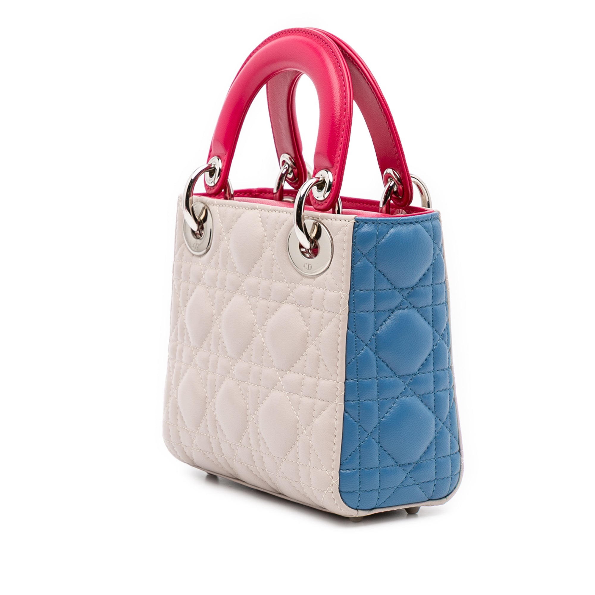 Dior Mini Tricolor Lambskin Cannage Lady Dior - image 2