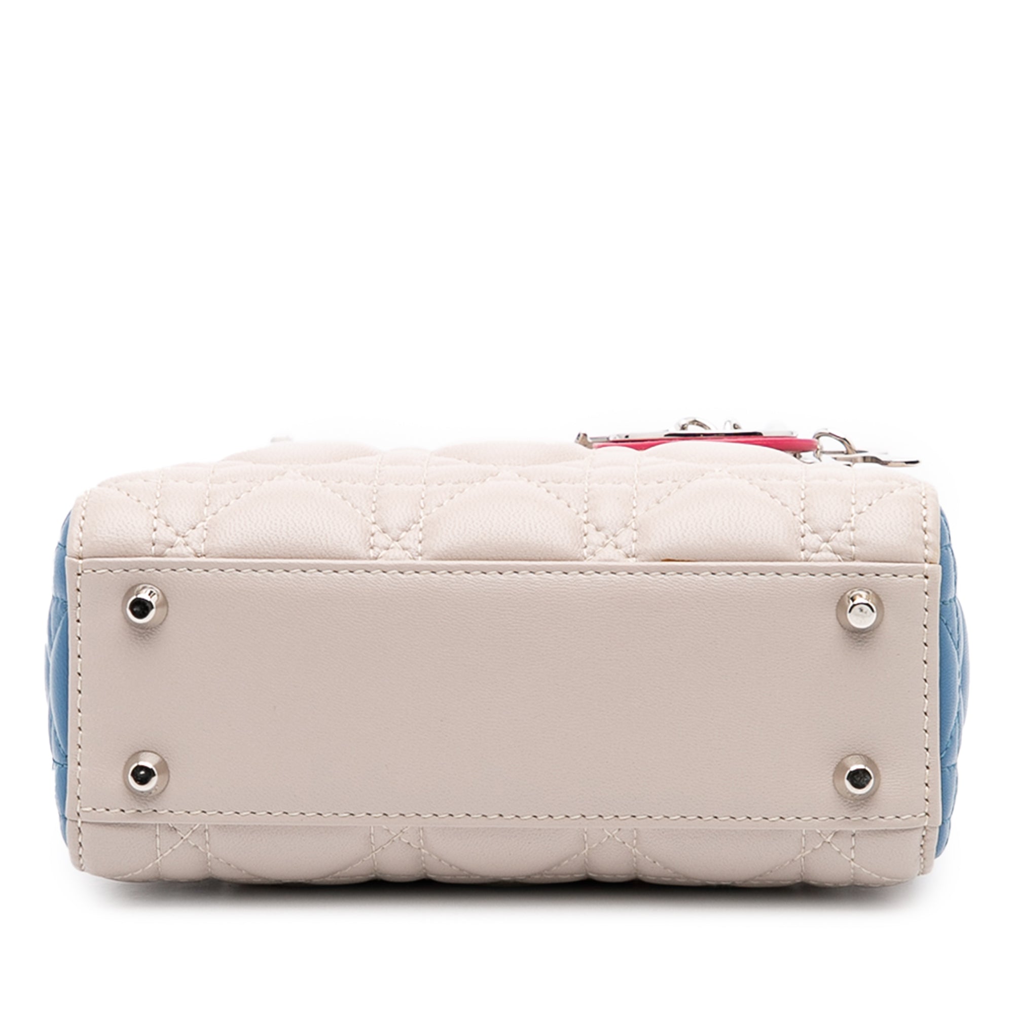 Dior Mini Tricolor Lambskin Cannage Lady Dior - image 3