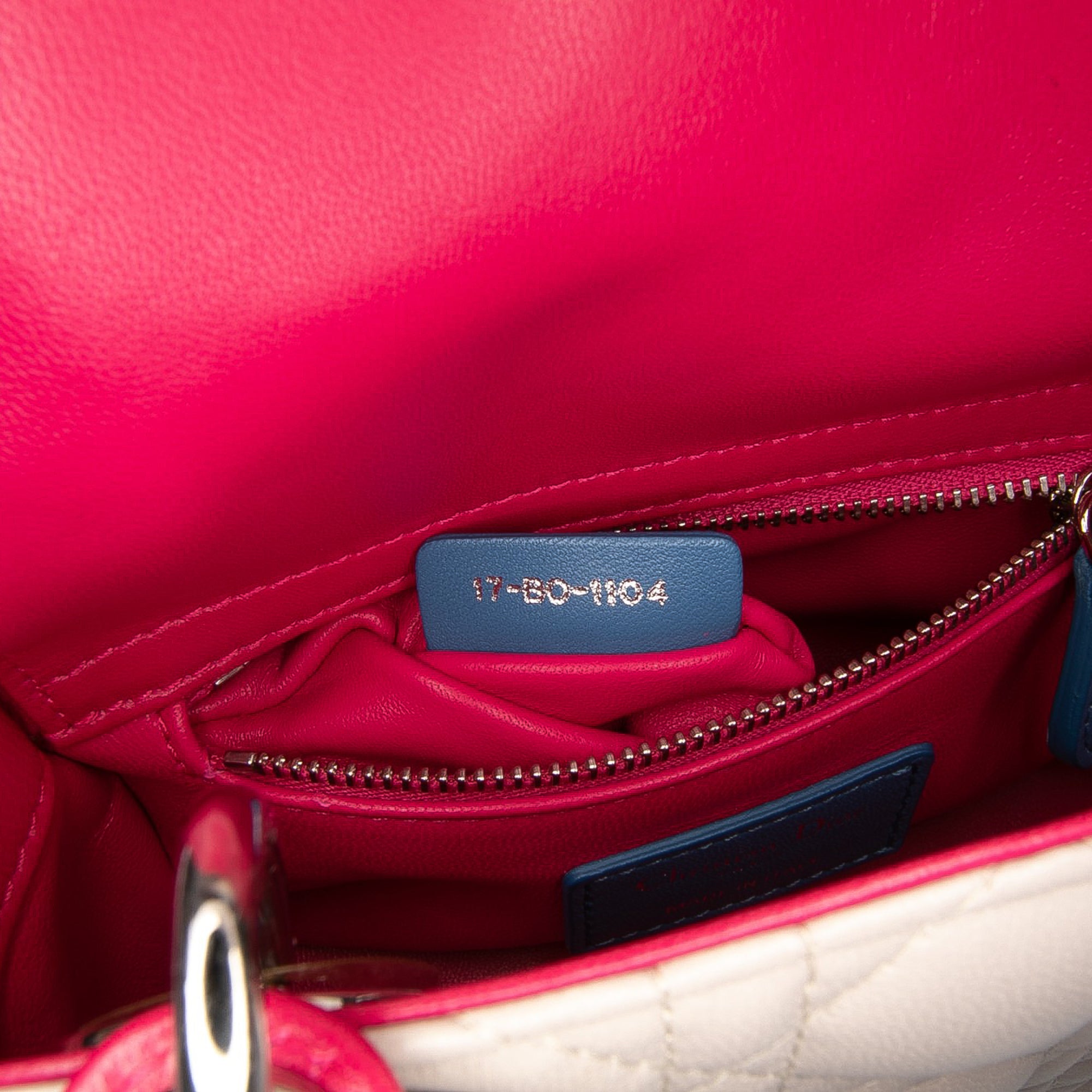 Dior Mini Tricolor Lambskin Cannage Lady Dior - image 6