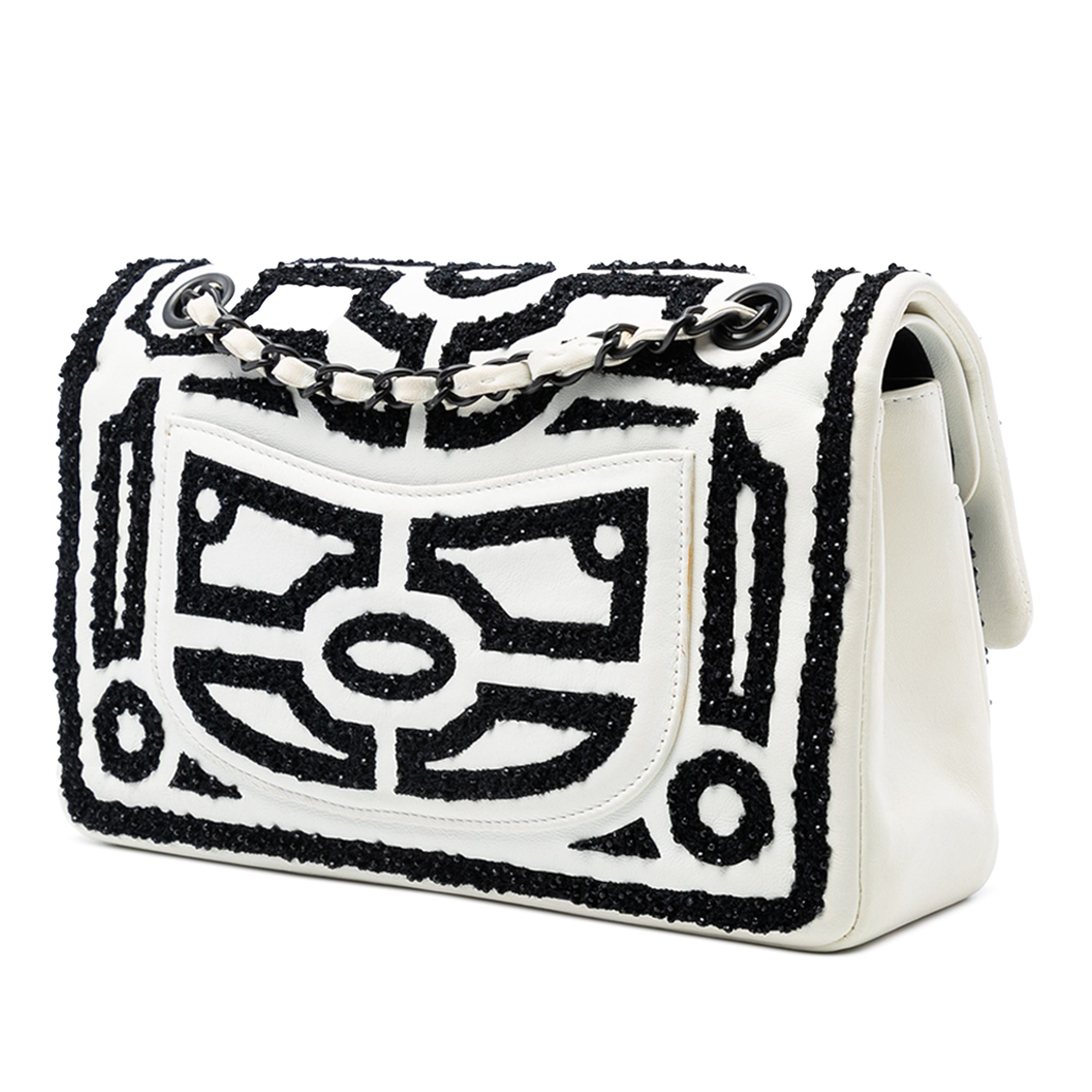 Chanel Medium Embroidered Lambskin Garden of Versailles Double Flap - image 2
