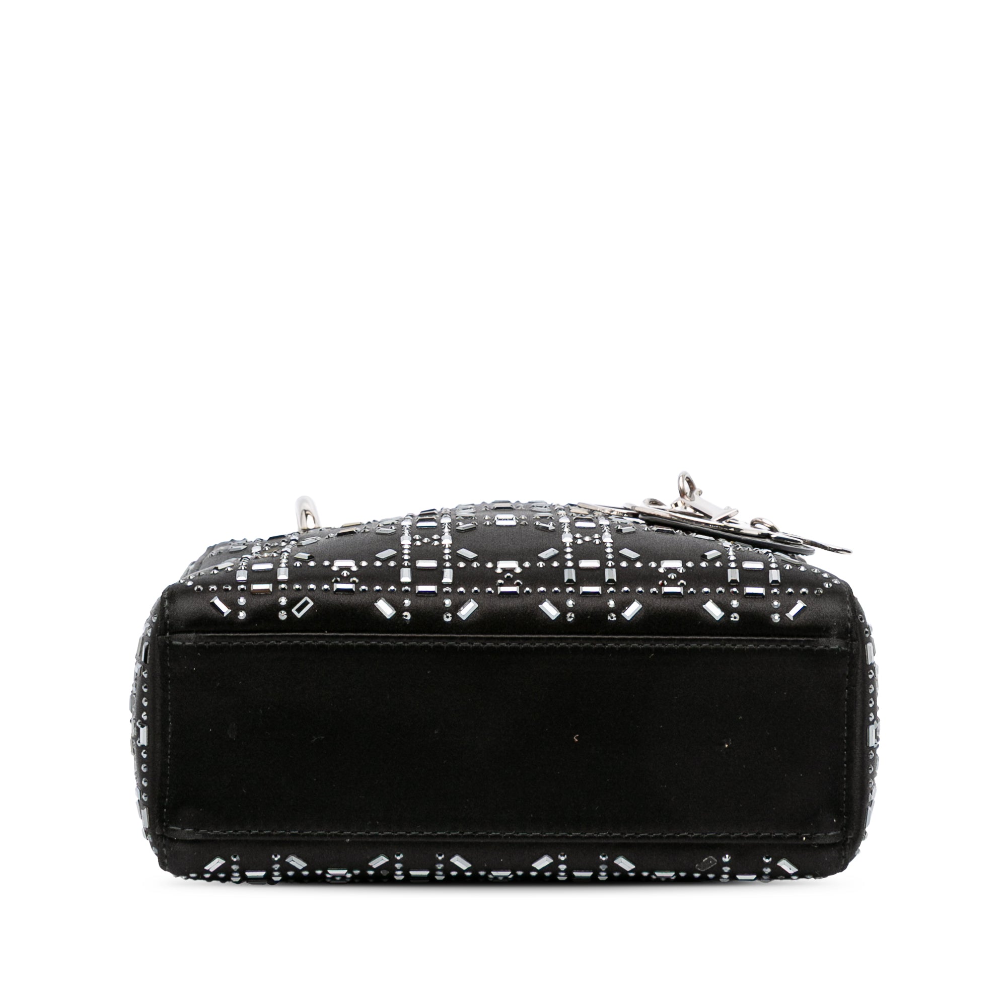 Dior Mini Velvet Cannage Strass Embellished Lady Dior - image 3