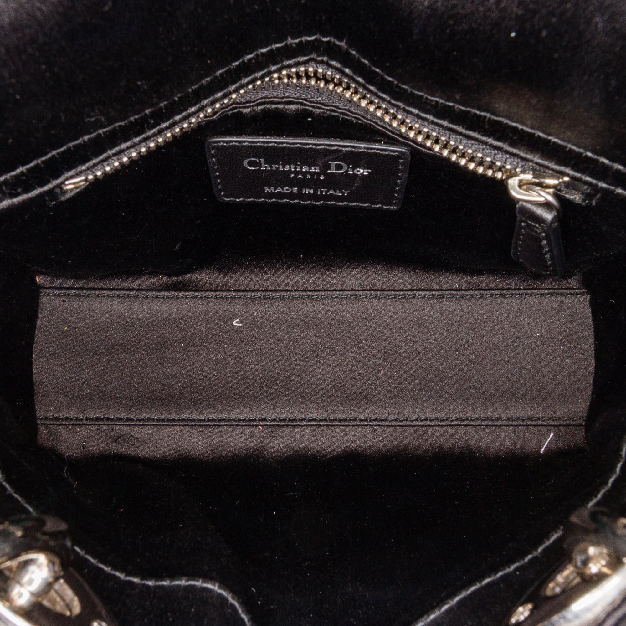 Dior Mini Velvet Cannage Strass Embellished Lady Dior - image 4