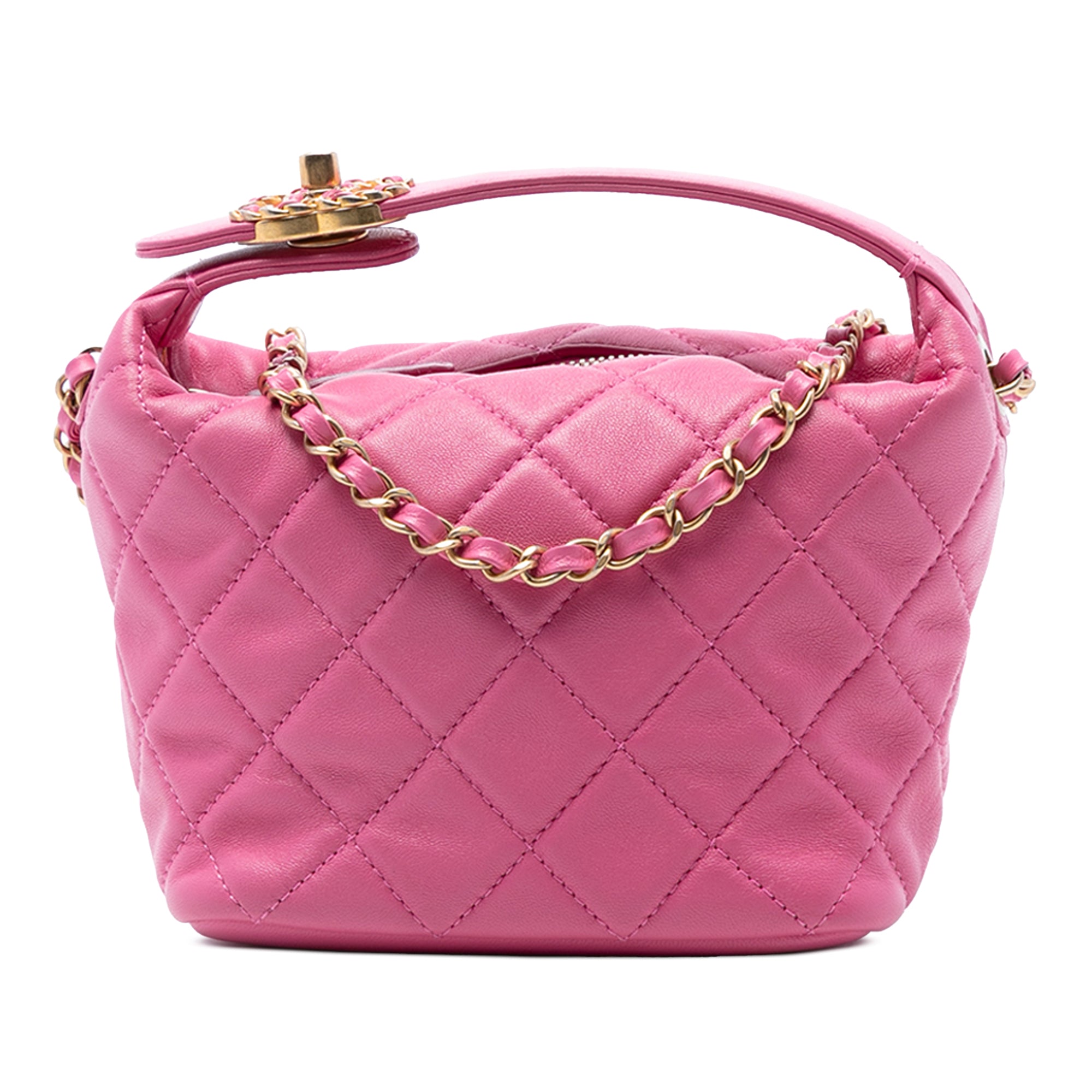 Chanel Small Quilted Lambskin Perfect Meeting Hobo Bag - image 1