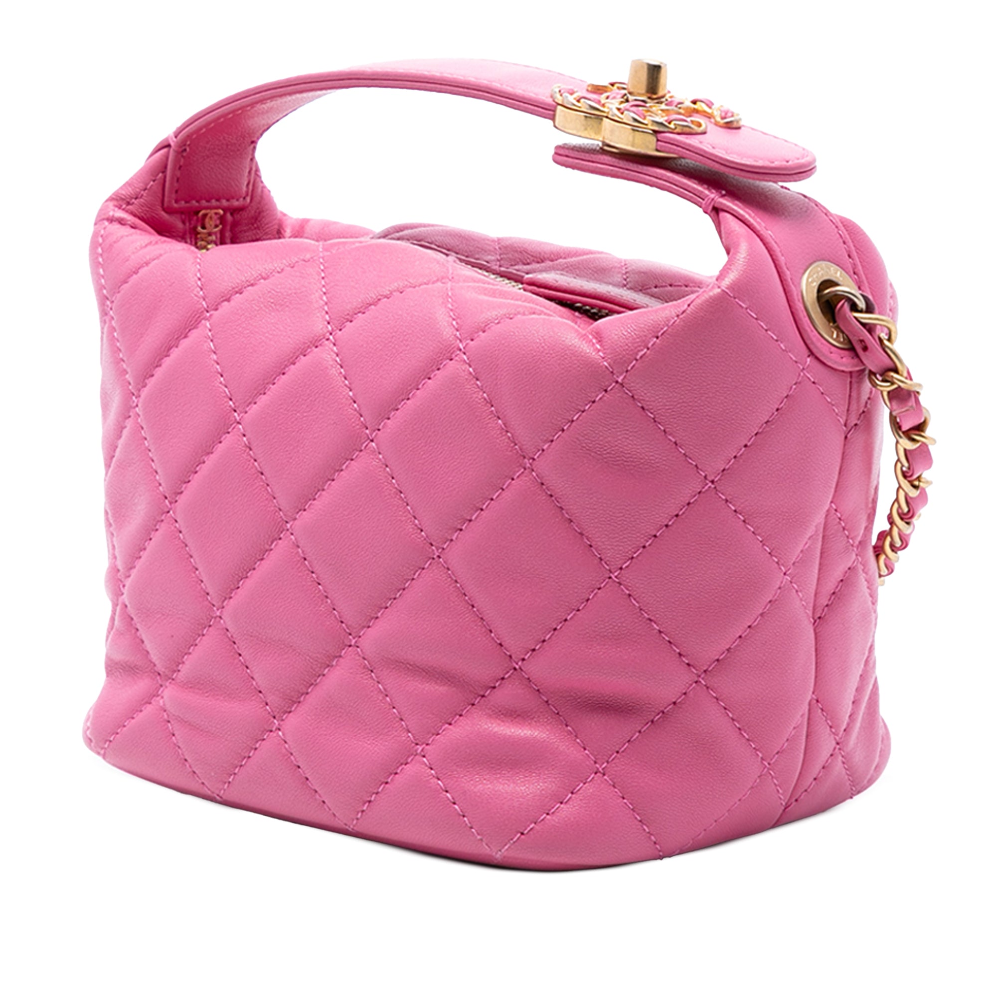 Chanel Small Quilted Lambskin Perfect Meeting Hobo Bag - image 2