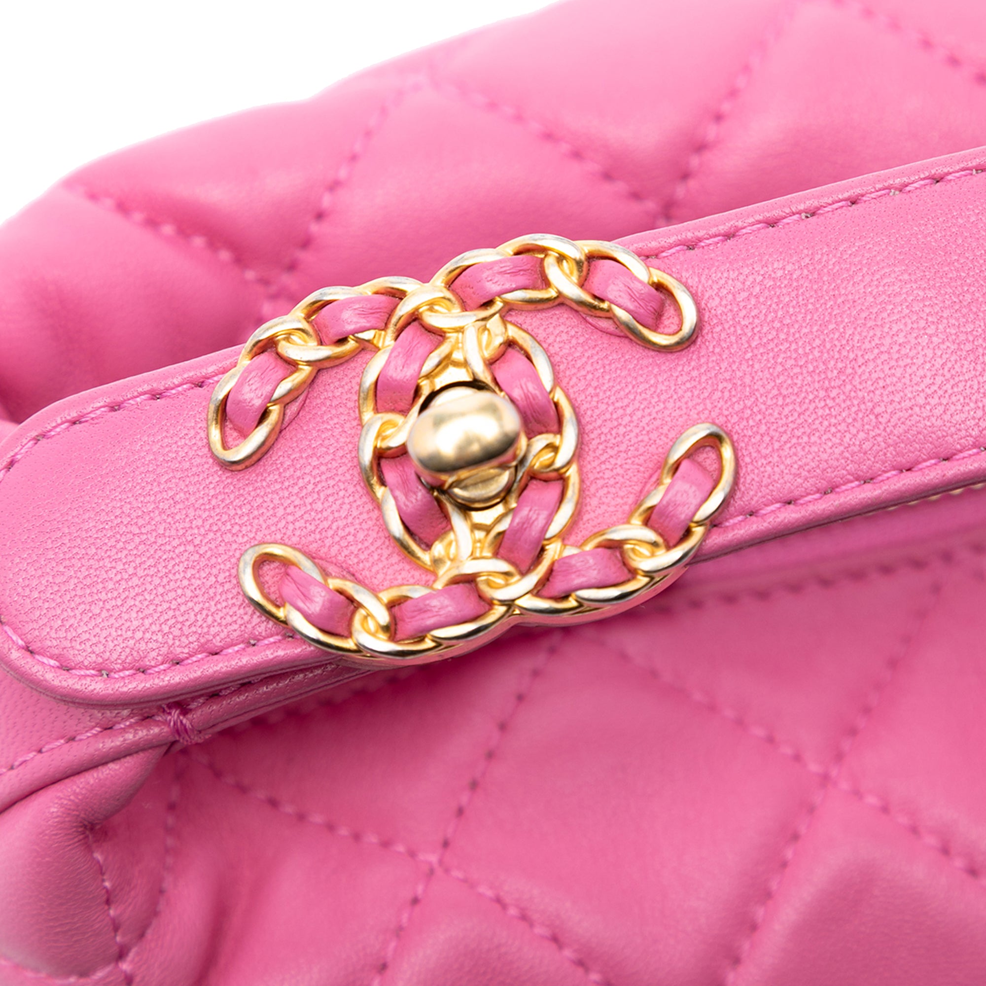 Chanel Small Quilted Lambskin Perfect Meeting Hobo Bag - image 5