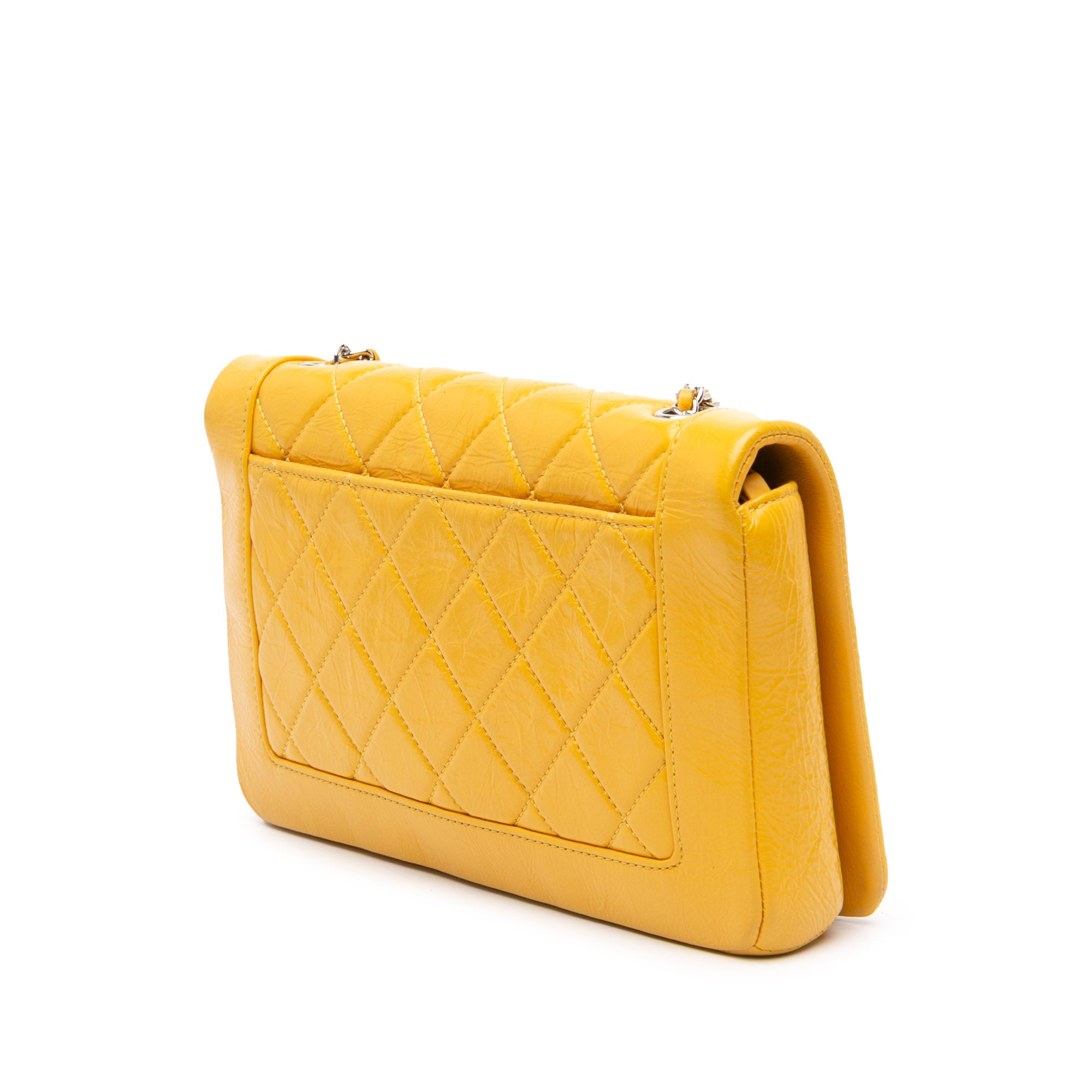 Chanel Crumpled Calfskin Bi Quilted Vintage Full Flap - image 2