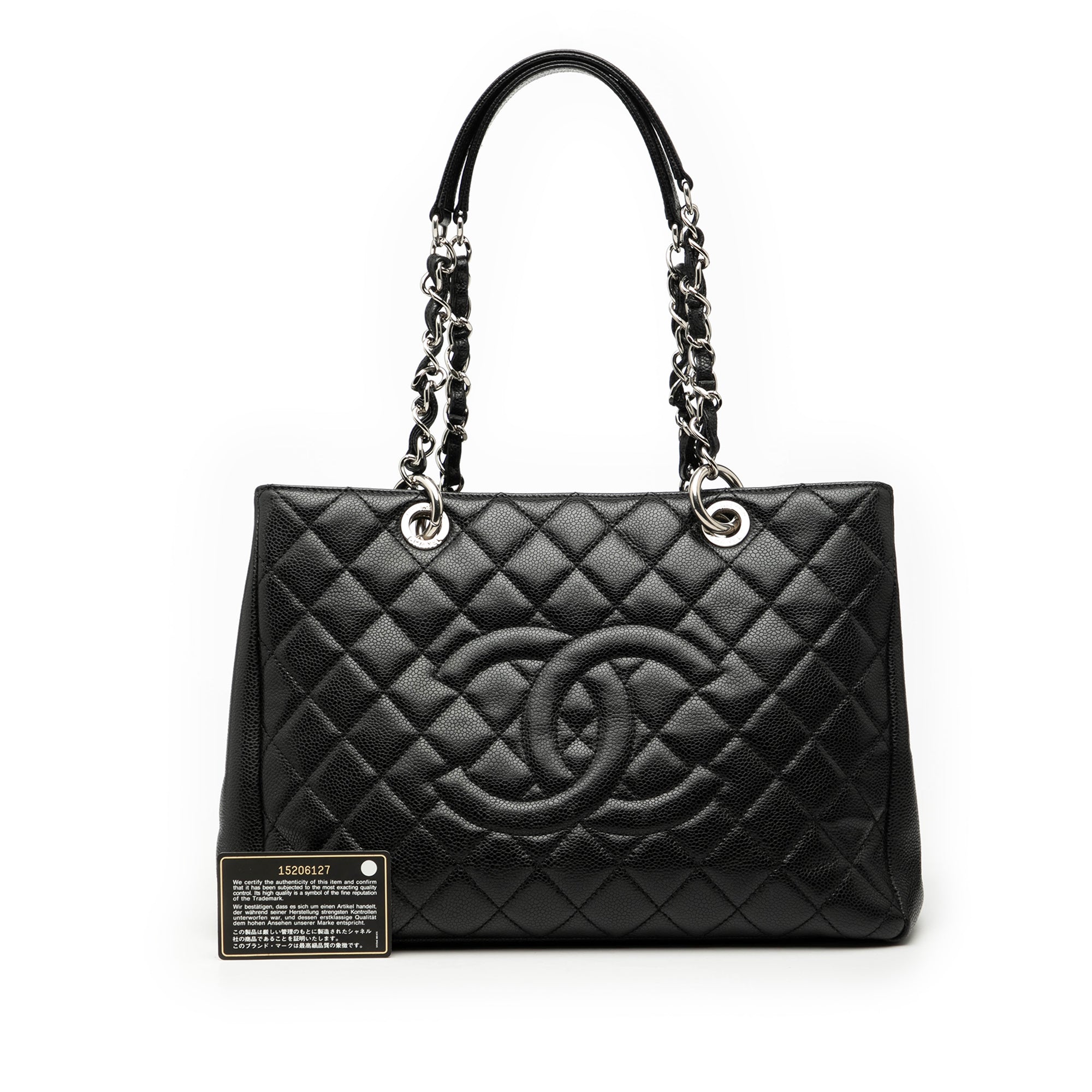 Chanel Caviar Grand Shopping Tote - image 8