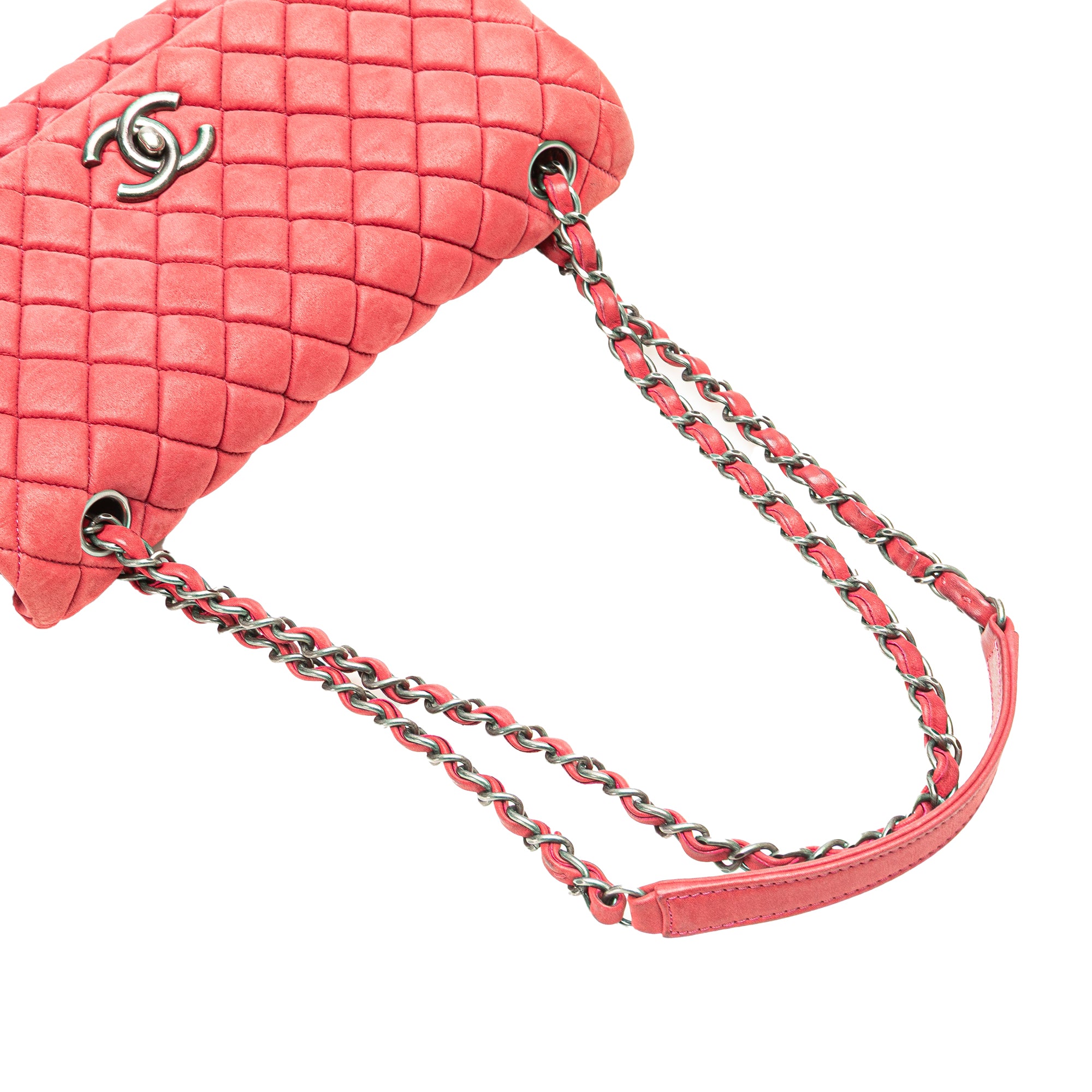 Chanel Small Iridescent Calfskin New Bubble Flap - image 10
