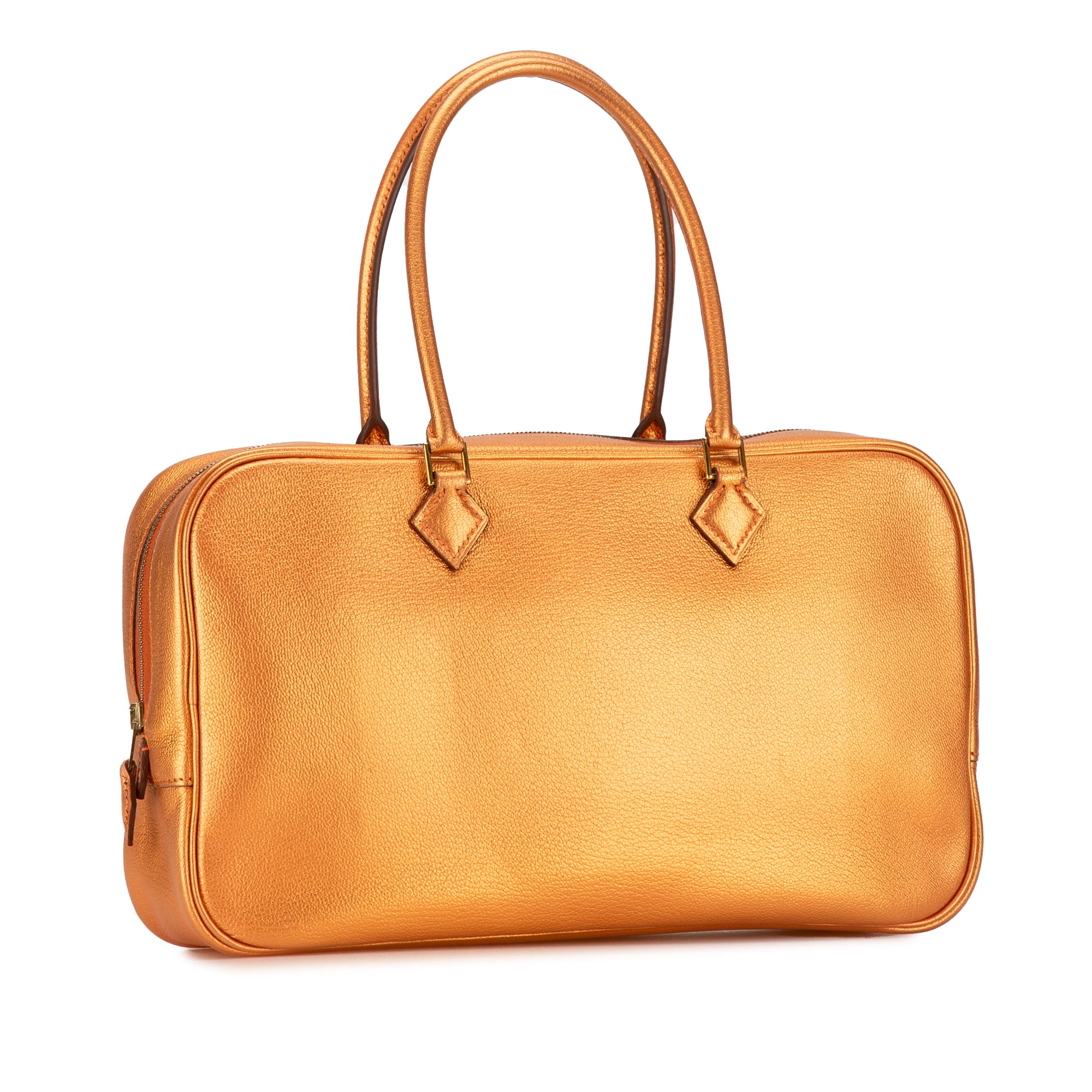 Hermès Metallic Chevre Coromandel Plume Elan 28 - image 2