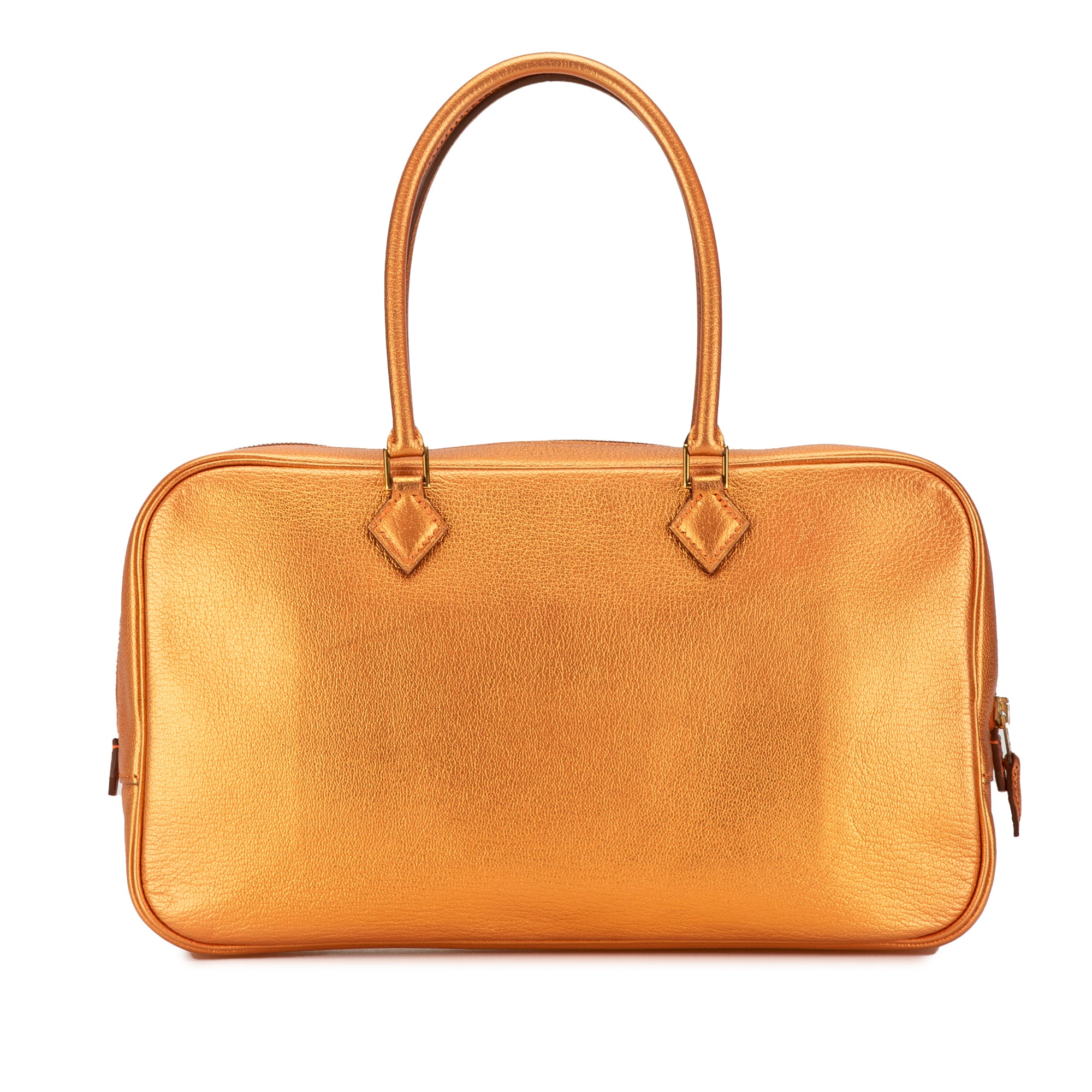 Hermès Metallic Chevre Coromandel Plume Elan 28 - image 3