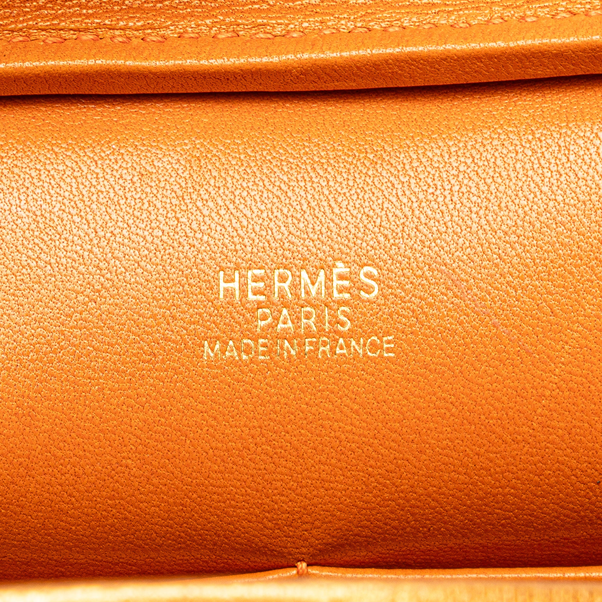 Hermès Metallic Chevre Coromandel Plume Elan 28 - image 6