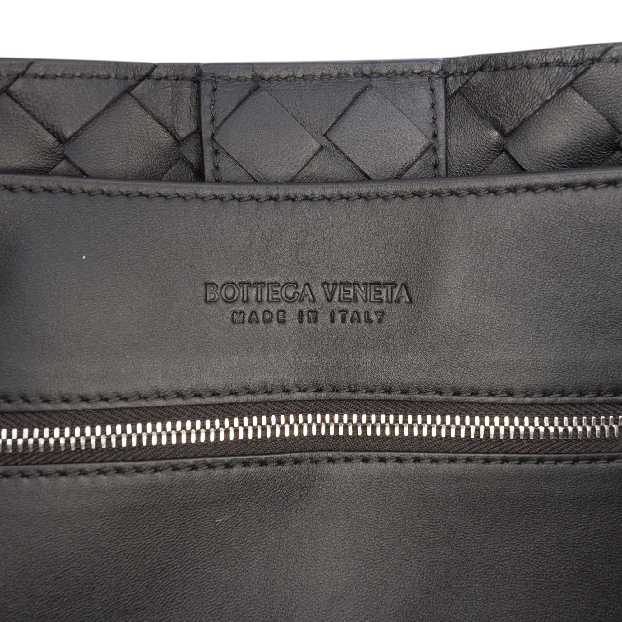 Bottega Veneta Large Lambskin Intrecciato Andiamo Satchel - image 5