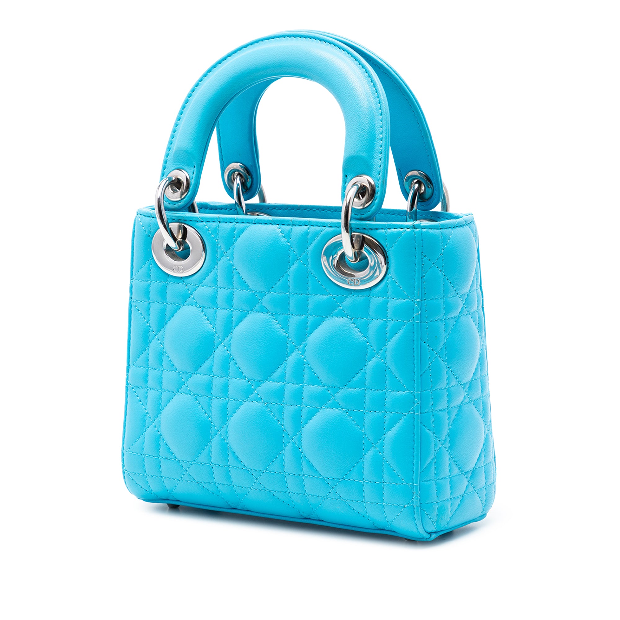 Dior Mini Lambskin Cannage Lady Dior - image 2