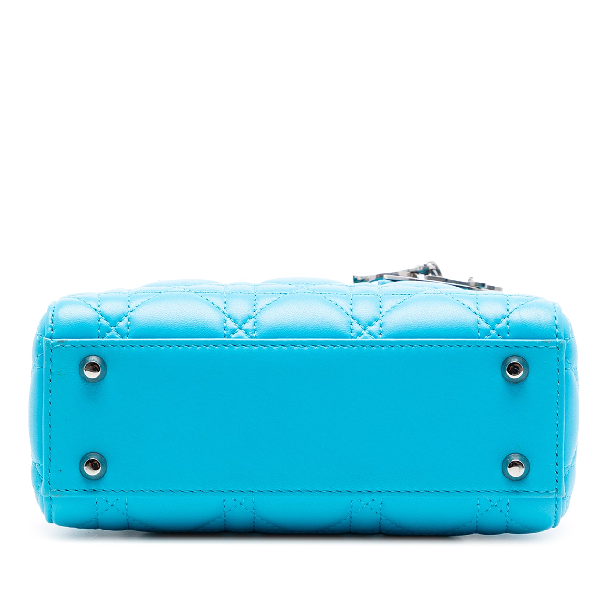 Dior Mini Lambskin Cannage Lady Dior - image 3