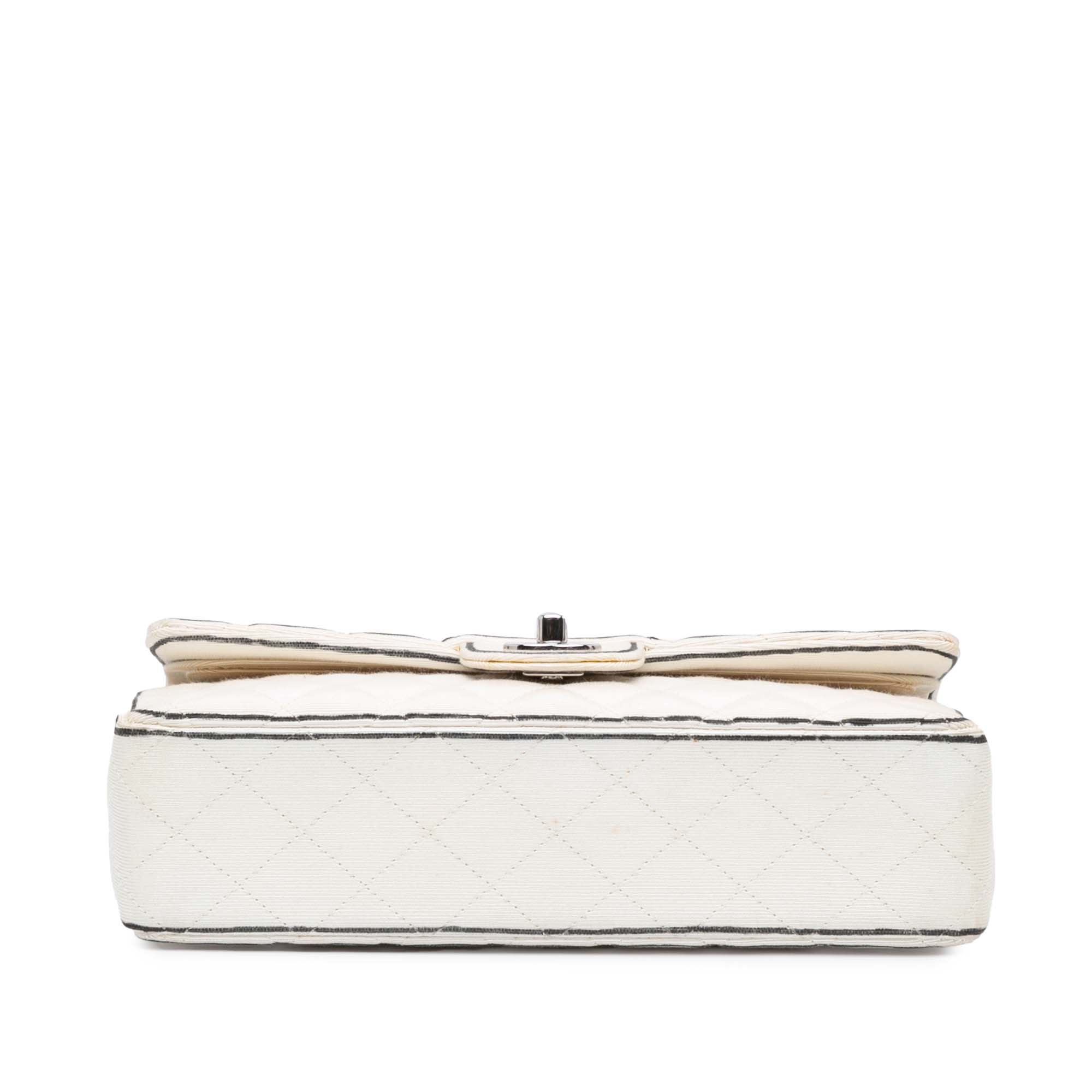Chanel Medium Classic Printed Grosgrain Double Flap - image 3