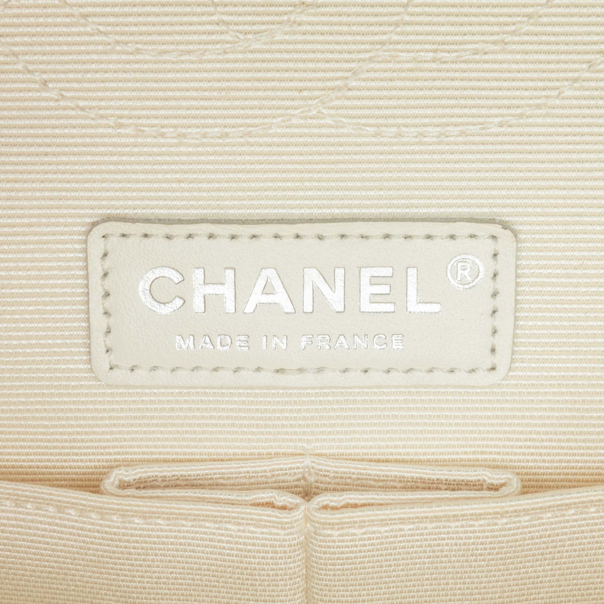 Chanel Medium Classic Printed Grosgrain Double Flap - image 5