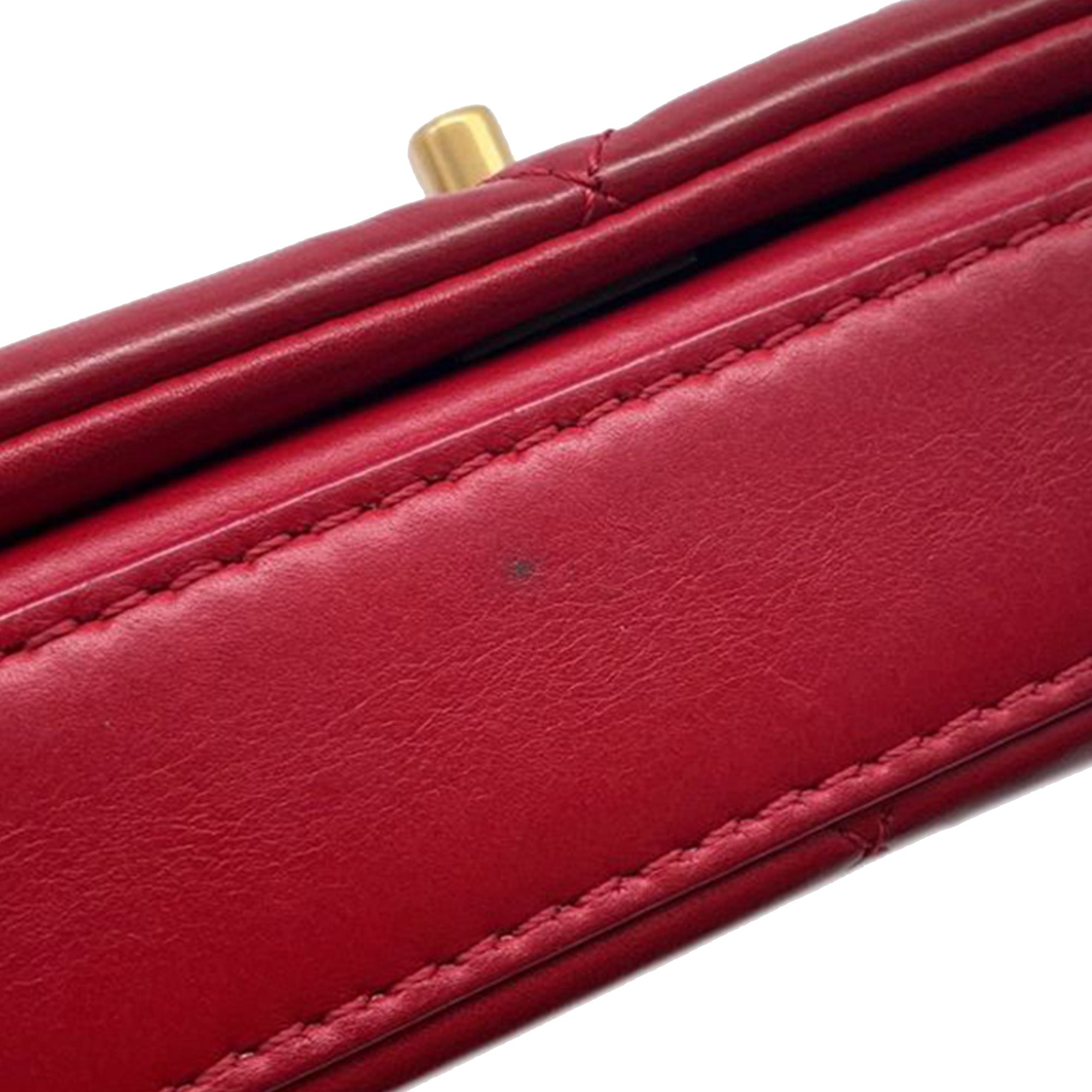 Chanel Mini Quilted Calfskin Nailed CC Flap - image 11