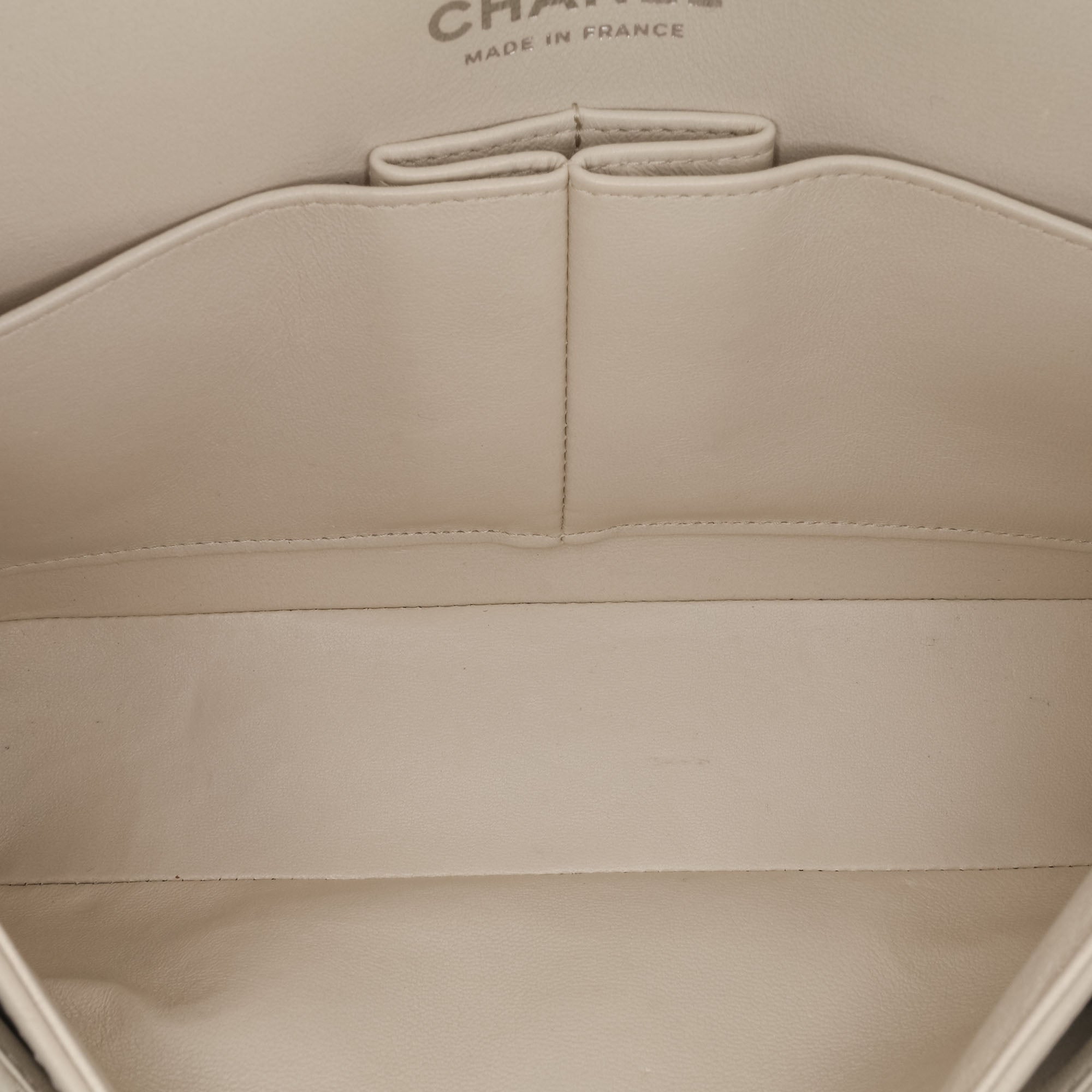 Chanel Small Classic Chevron Lambskin Double Flap - image 4