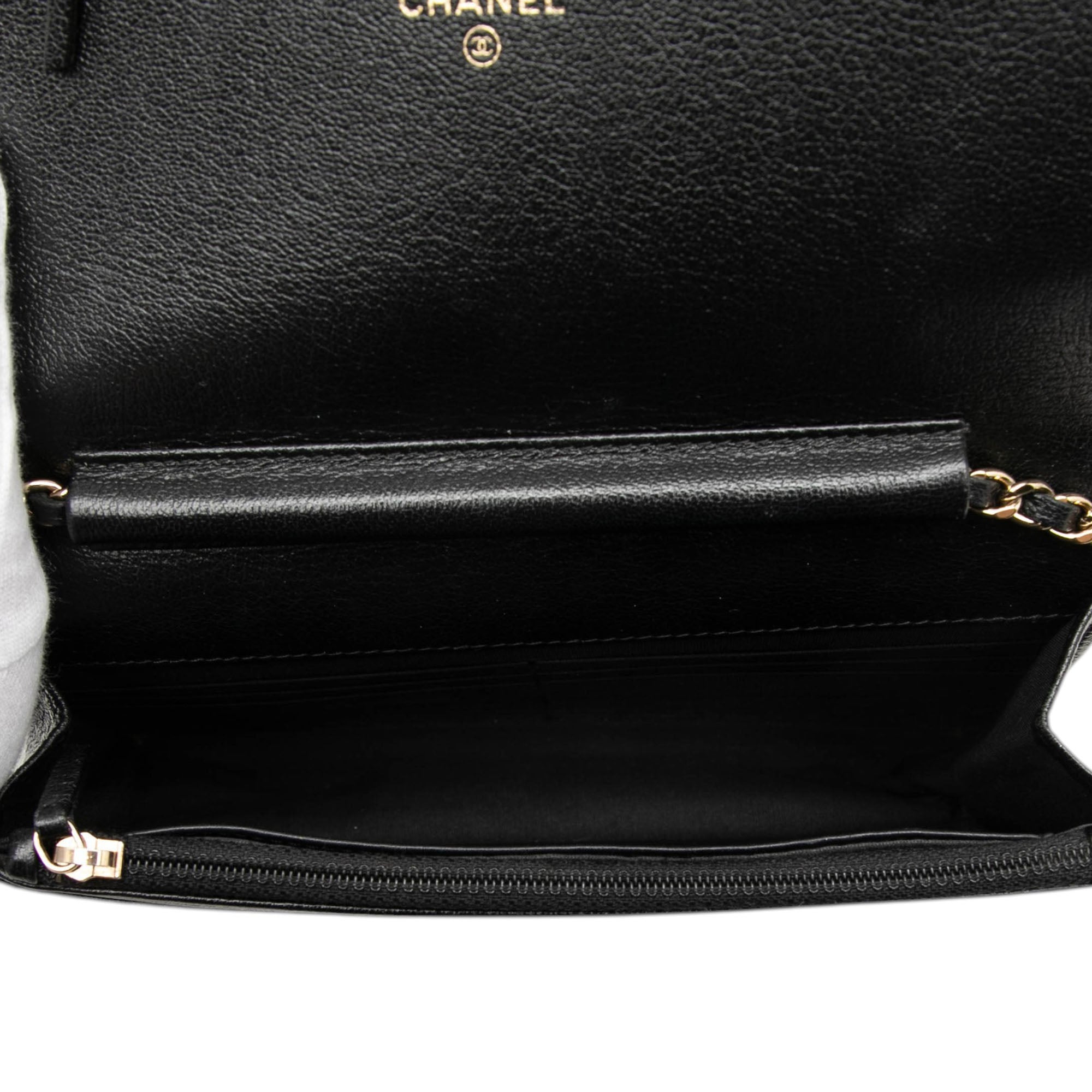Chanel CC Studded Lambskin Crystal Wallet On Chain - image 4