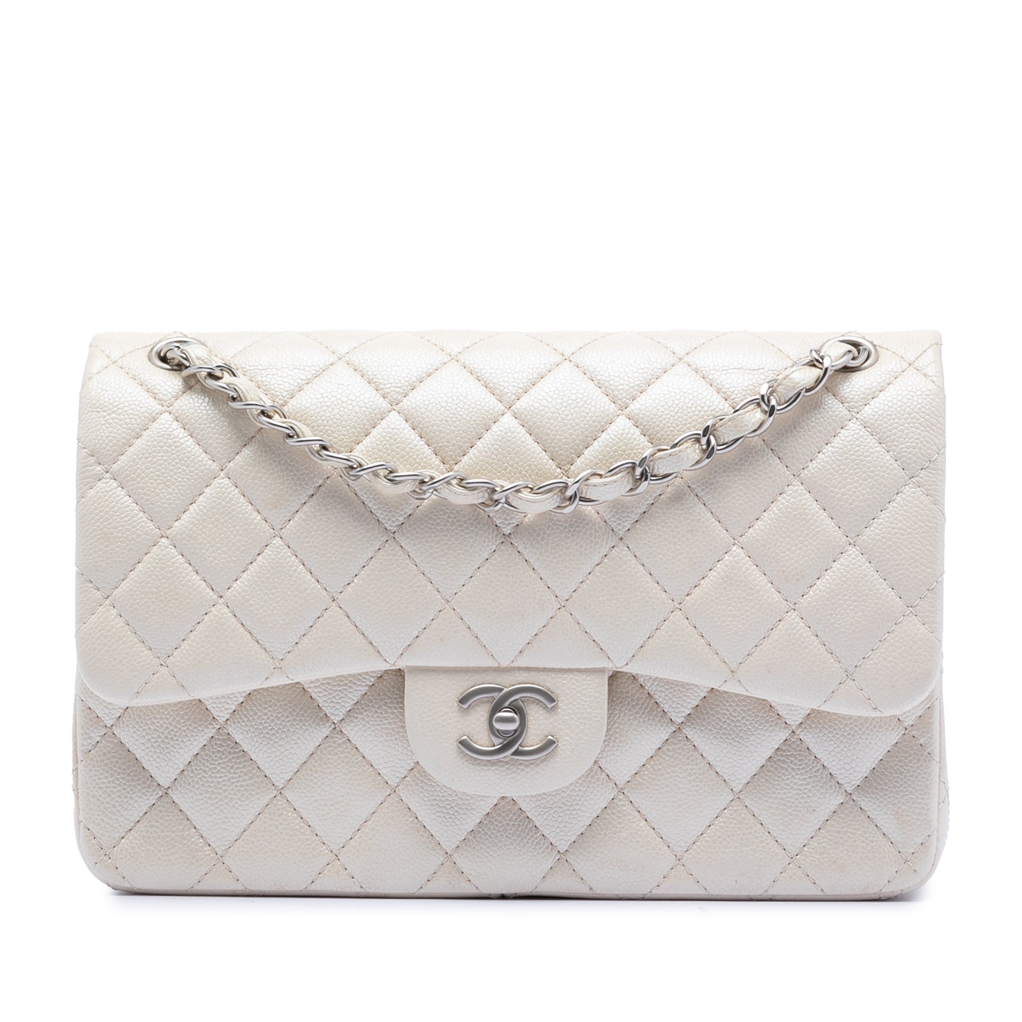 Chanel Jumbo Classic Iridescent Caviar Double Flap - image 1