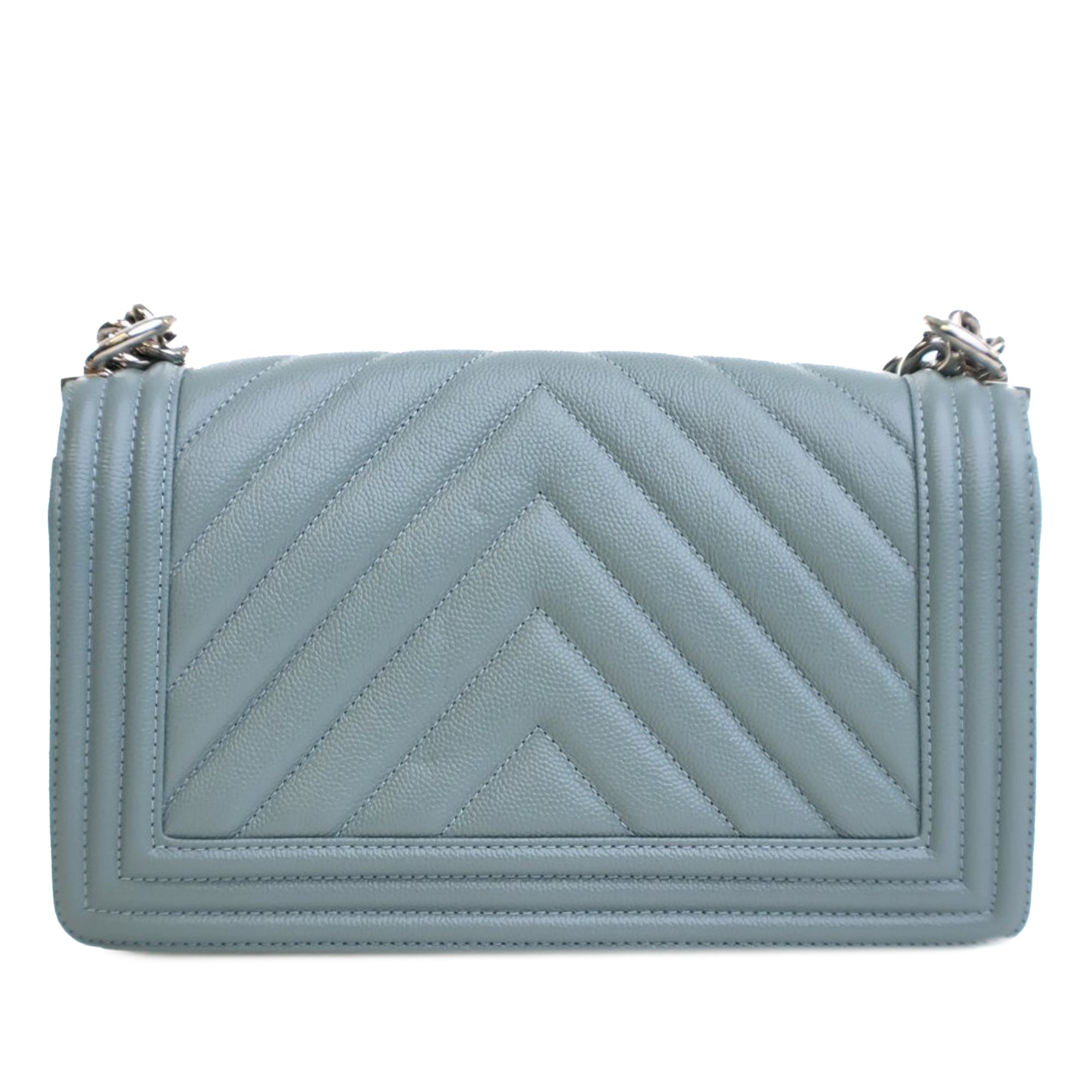 Chanel Old Medium Chevron Caviar Boy Flap - image 3