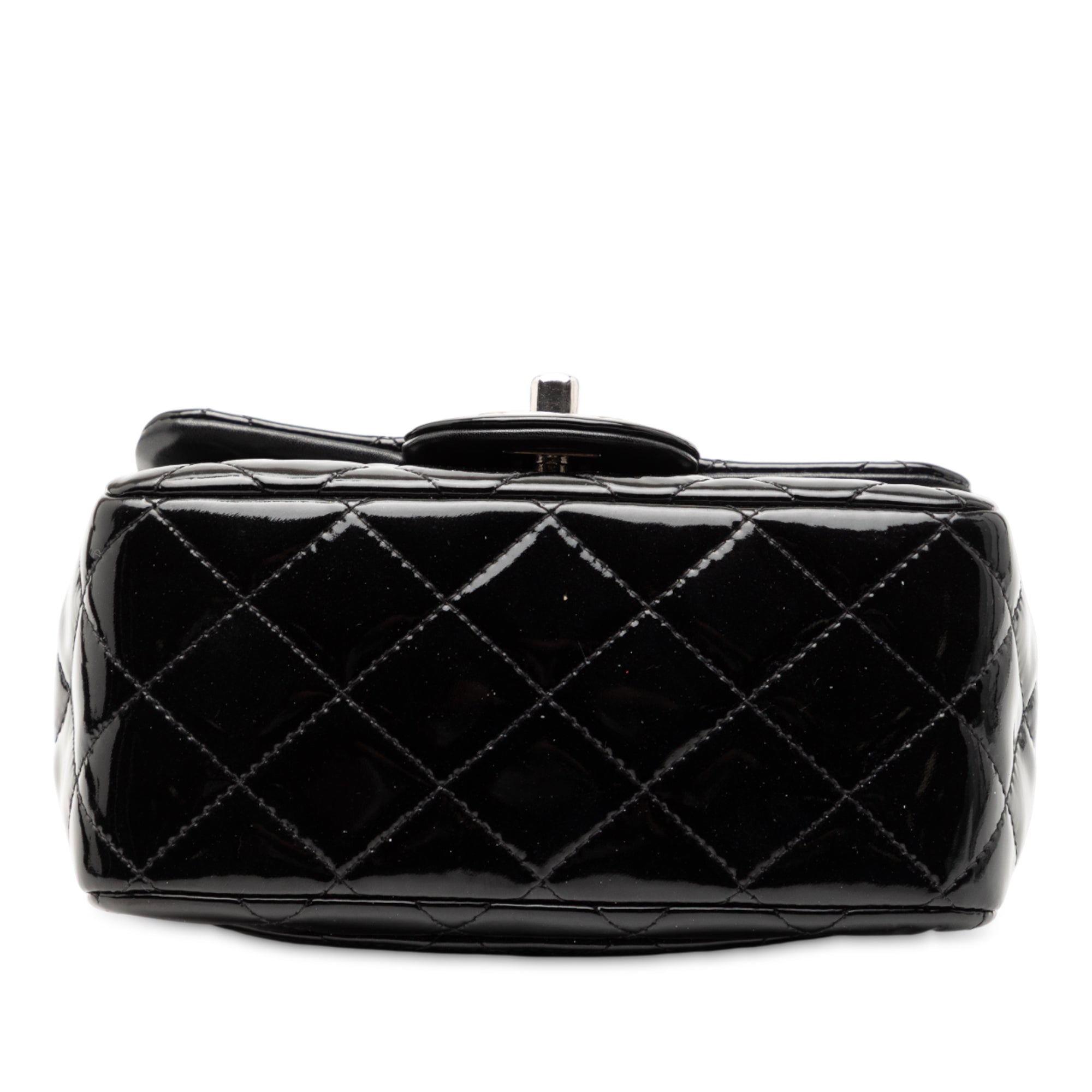 Chanel Mini Square Classic Patent Single Flap - image 3