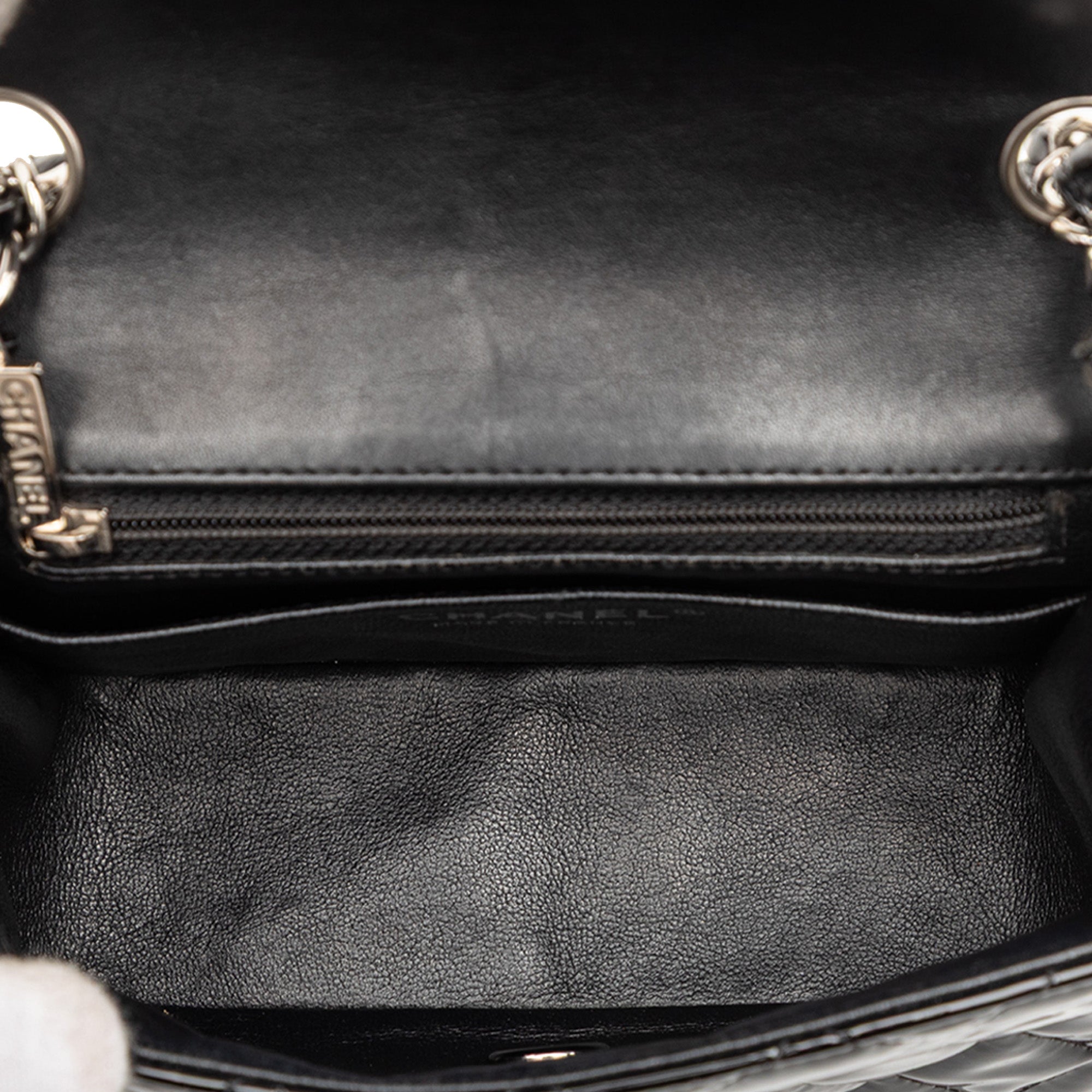 Chanel Mini Square Classic Patent Single Flap - image 4
