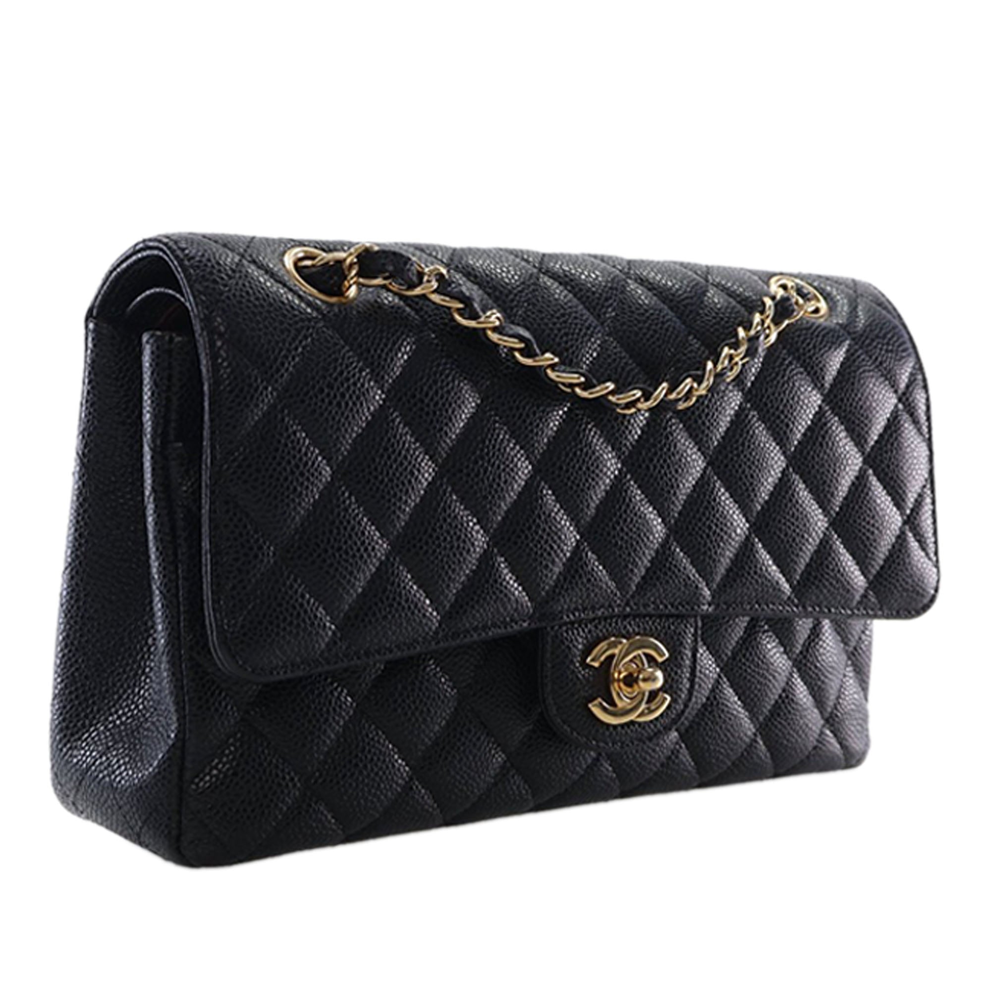 Chanel Medium Classic Caviar Double Flap - image 3