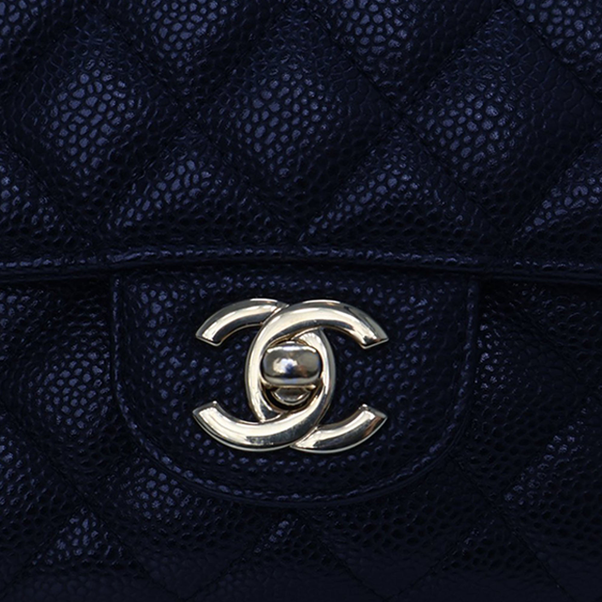 Chanel Medium Classic Caviar Double Flap - image 8
