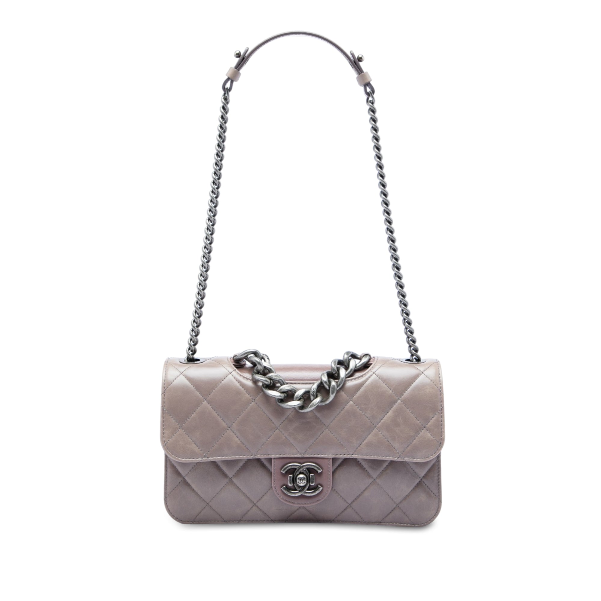 Chanel Medium Quilted Aged Calfskin Perfect Edge Flap - image 1
