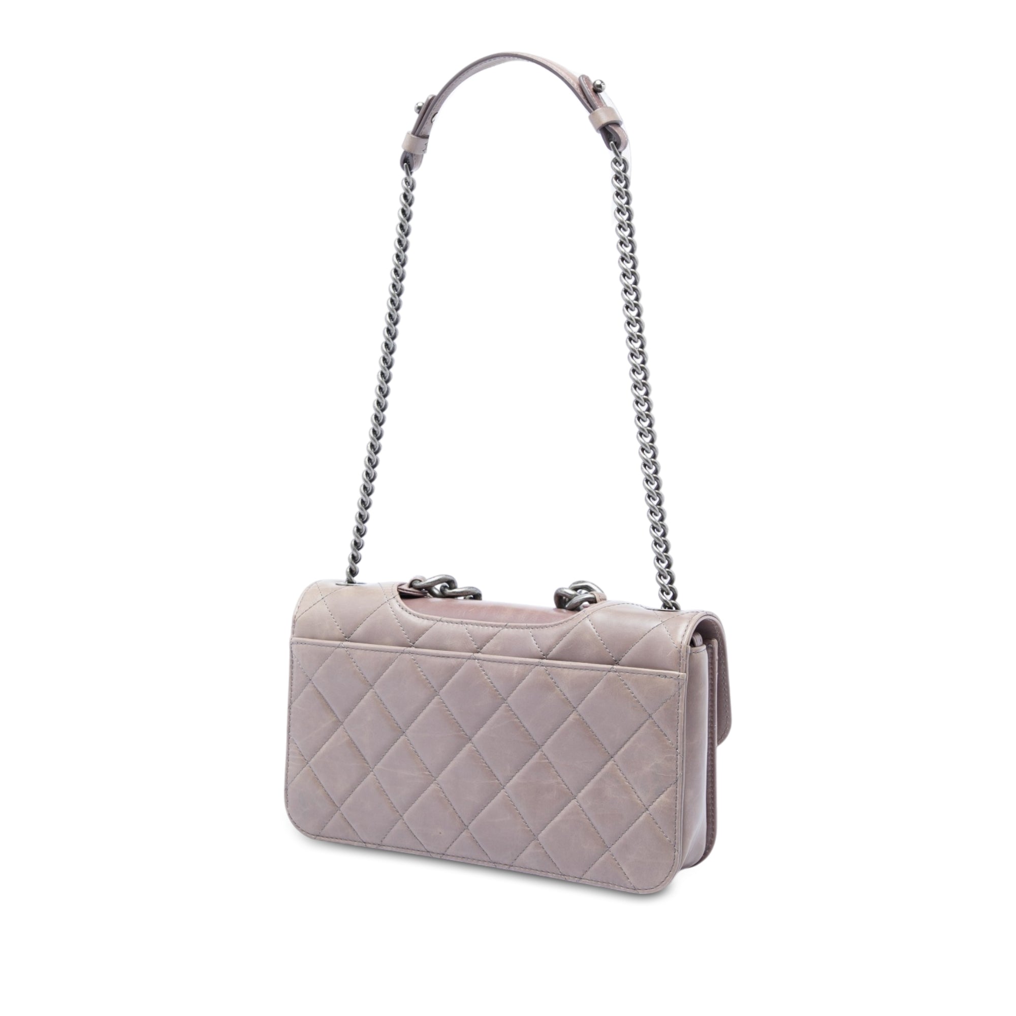 Chanel Medium Quilted Aged Calfskin Perfect Edge Flap - image 2