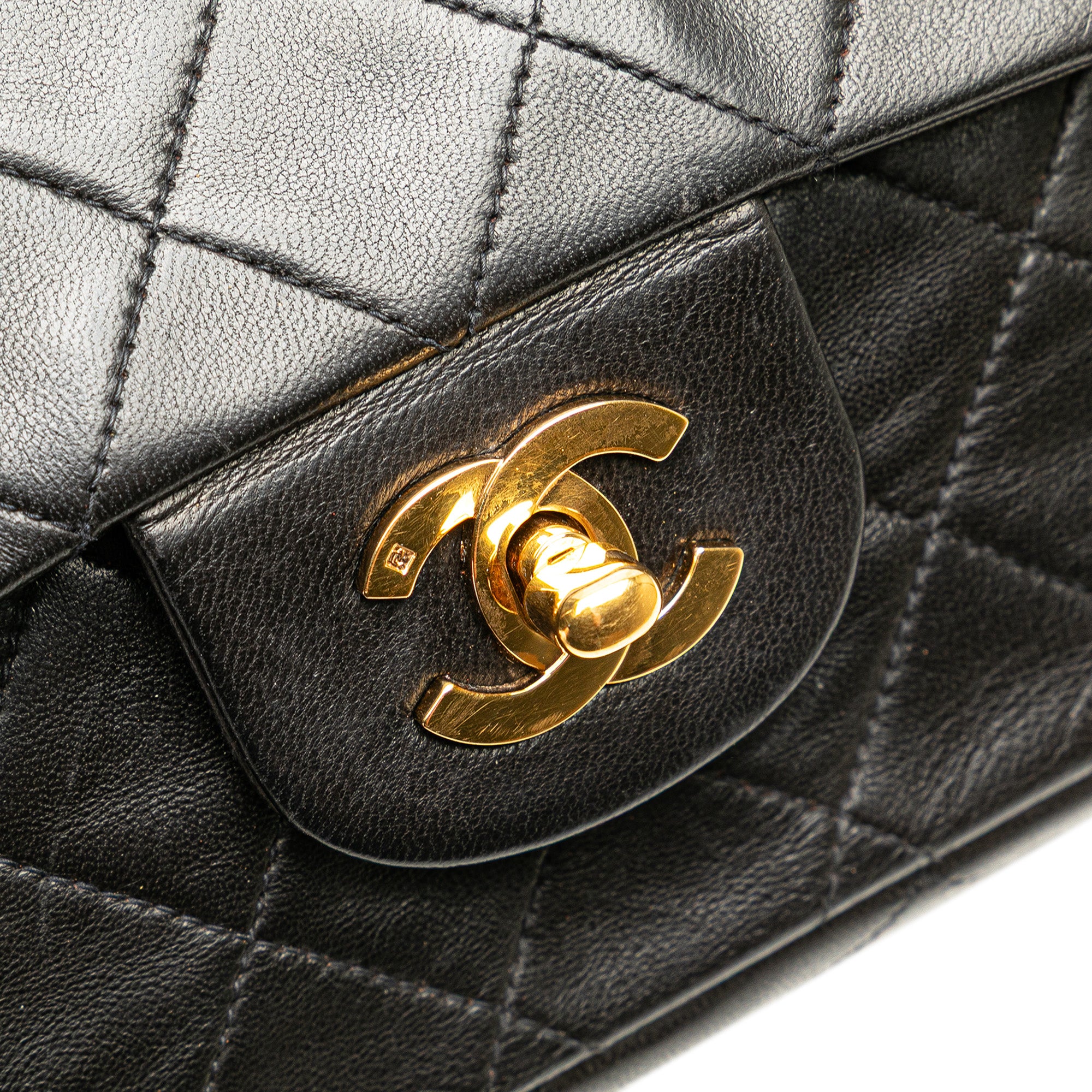 Chanel Medium Classic Lambskin Double Flap - image 12