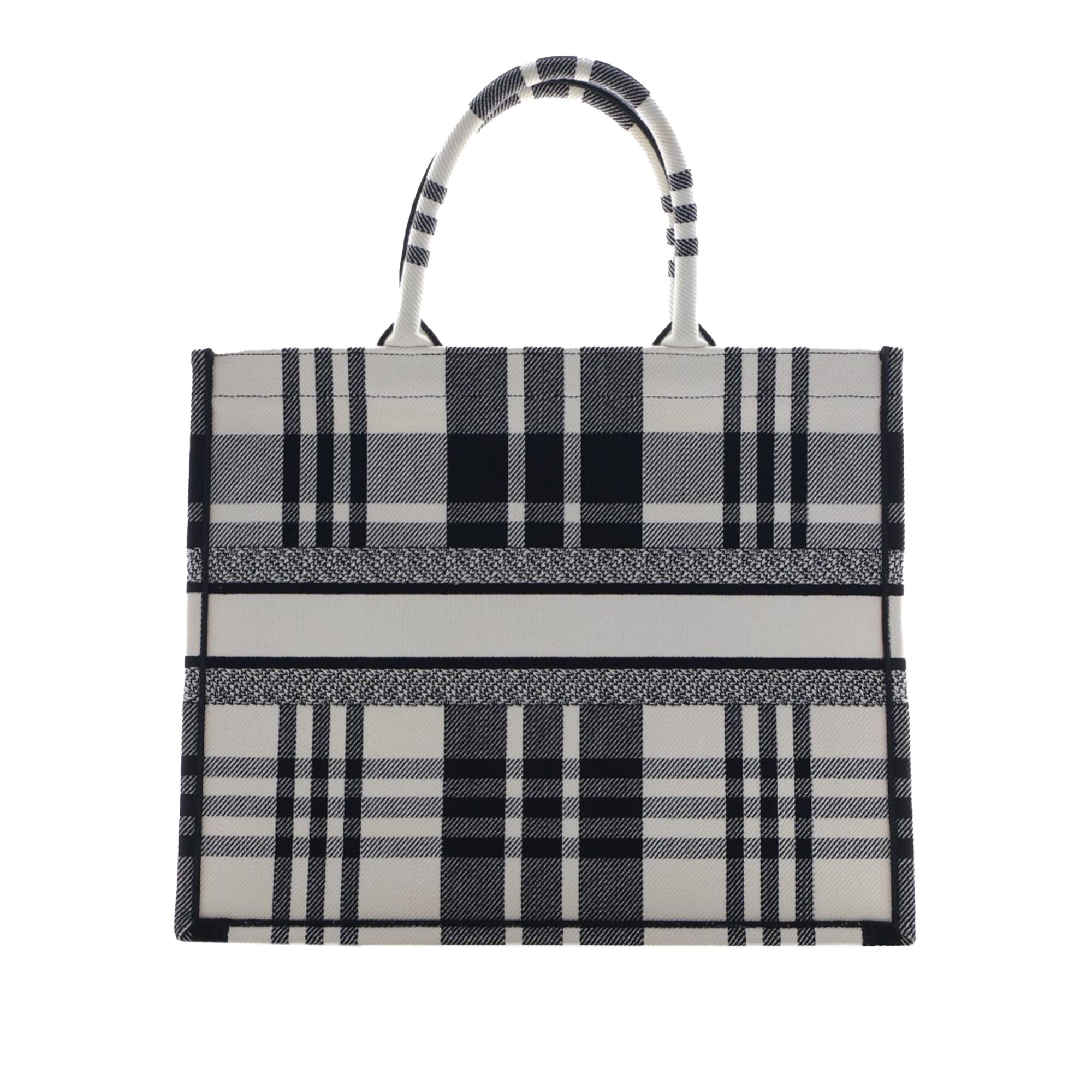 Dior Large Embroidered Canvas Check n Dior Book Tote - image 2