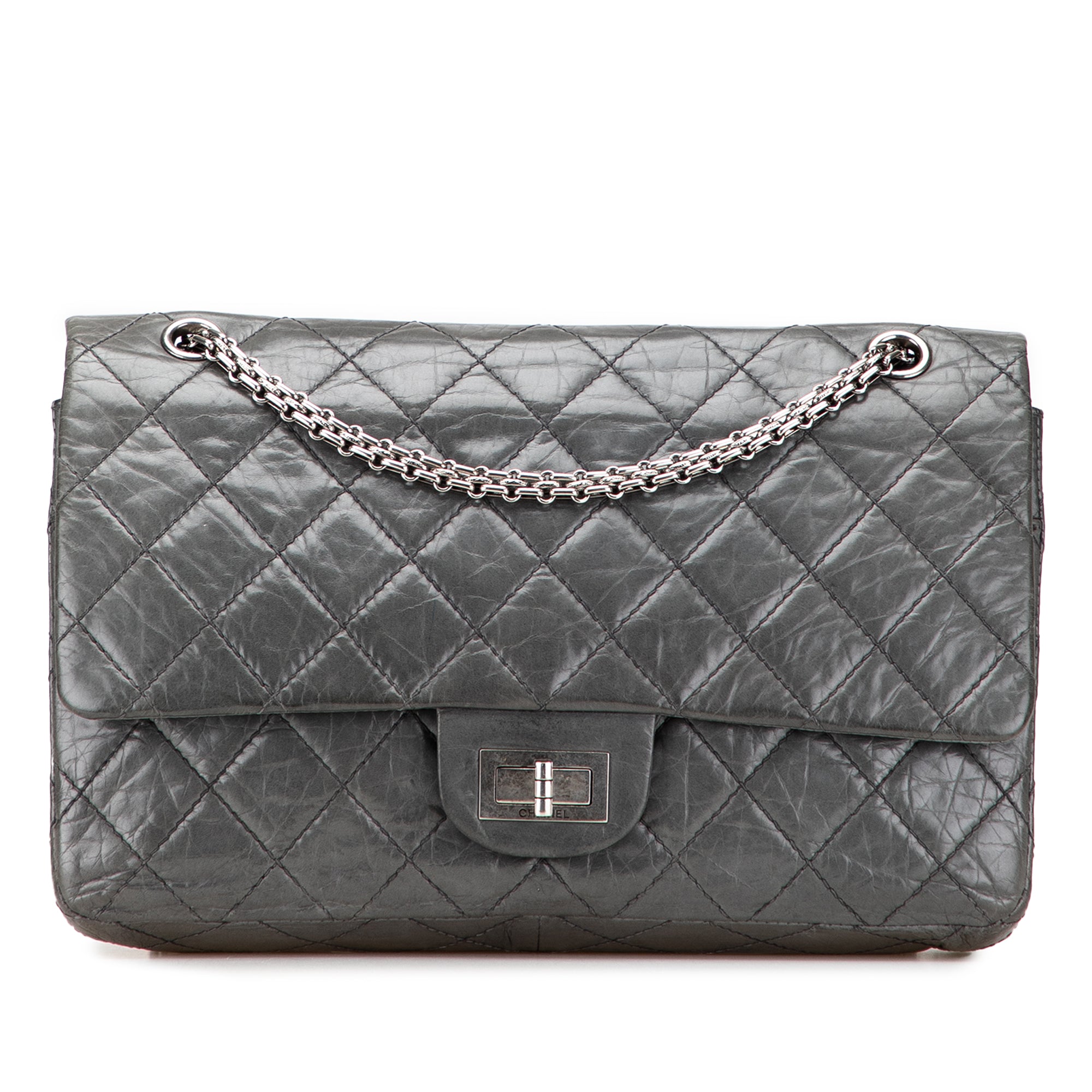 Chanel 50th Anniversary Reissue 2.55 Aged Calfskin Double Flap 227 - image 1