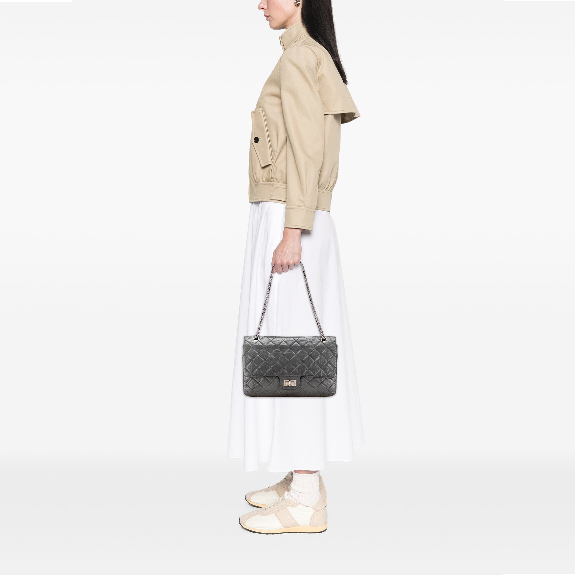 Chanel 50th Anniversary Reissue 2.55 Aged Calfskin Double Flap 227 - image 9