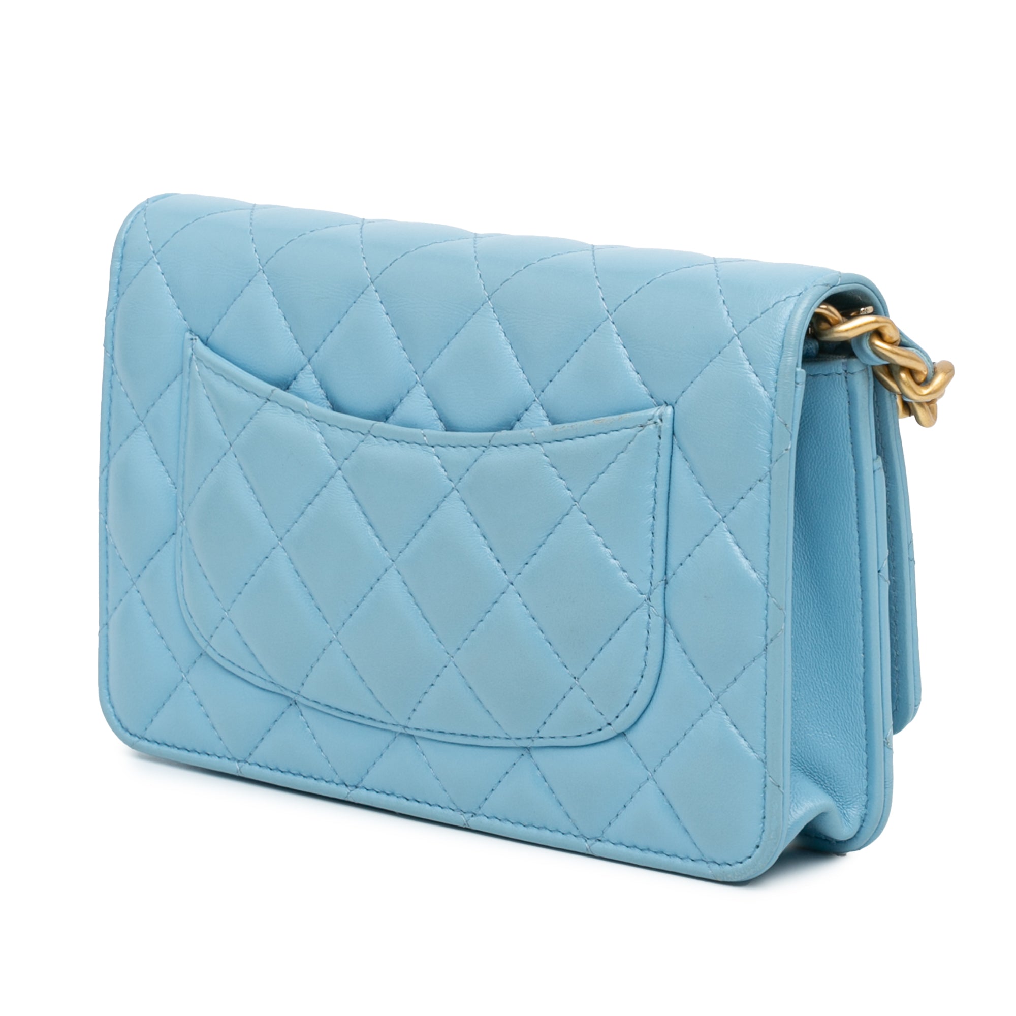 Chanel CC Quilted Lambskin Candy Chain Wallet on Chain - image 2