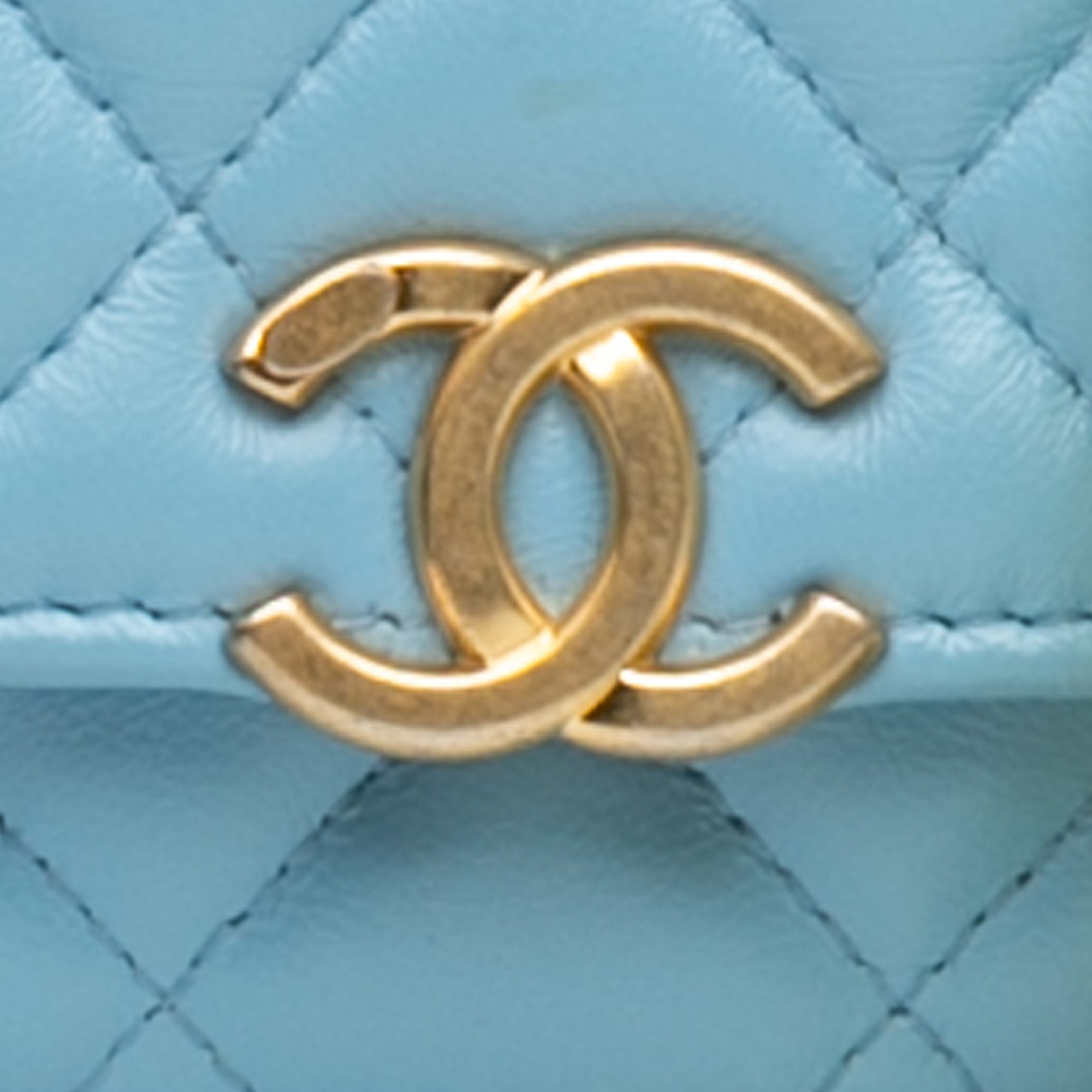 Chanel CC Quilted Lambskin Candy Chain Wallet on Chain - image 6