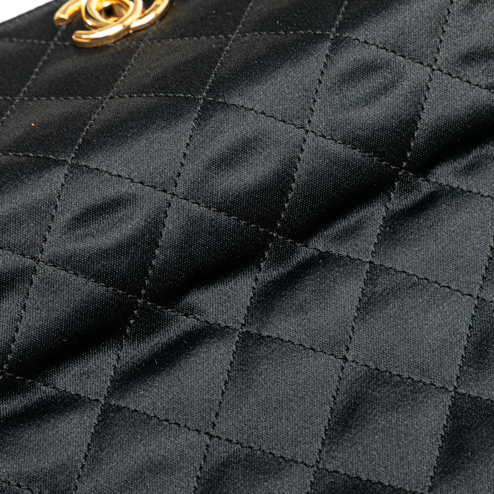 Chanel Mini Rectangular CC Quilted Satin Flap - image 11