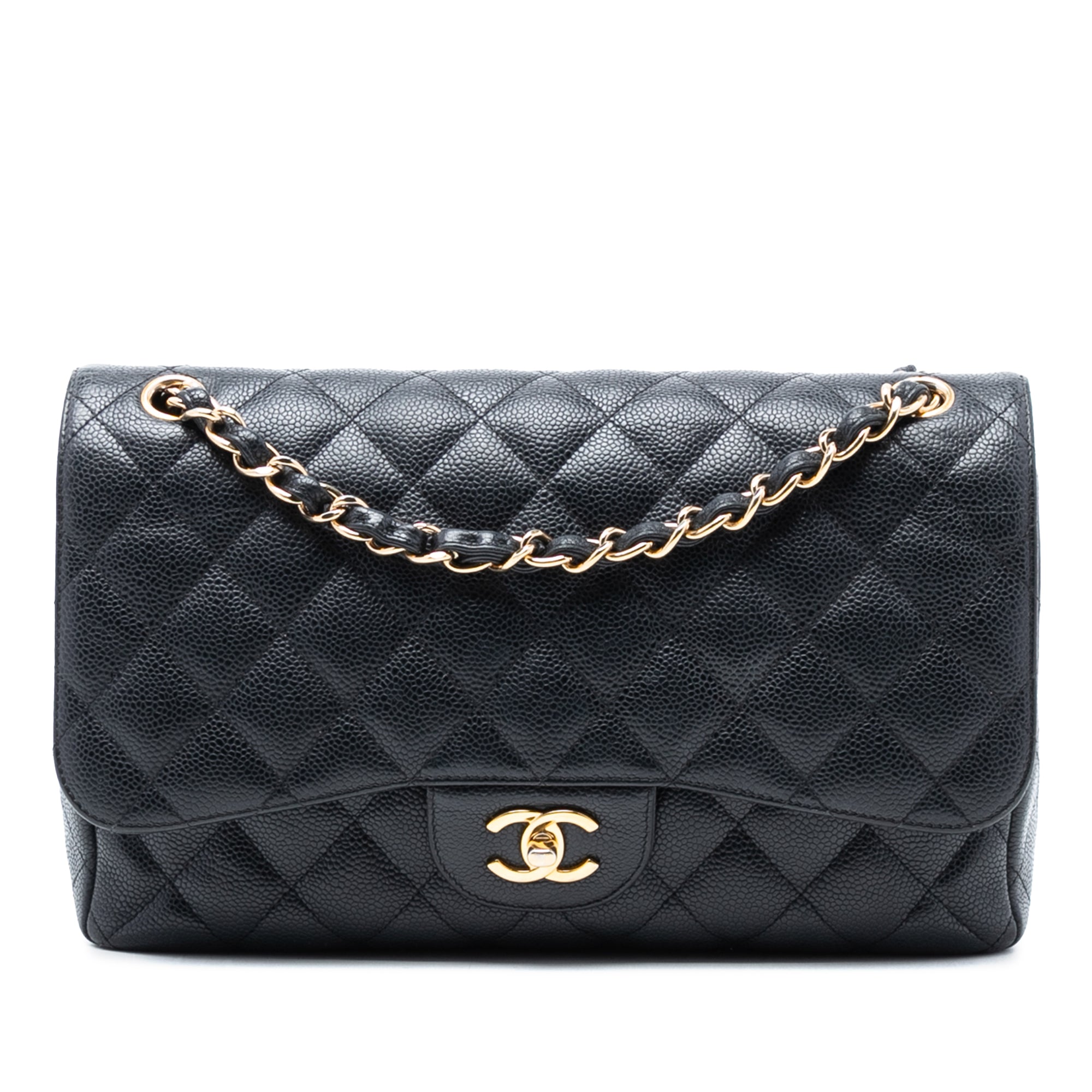 Chanel Jumbo Classic Caviar Double Flap - image 1