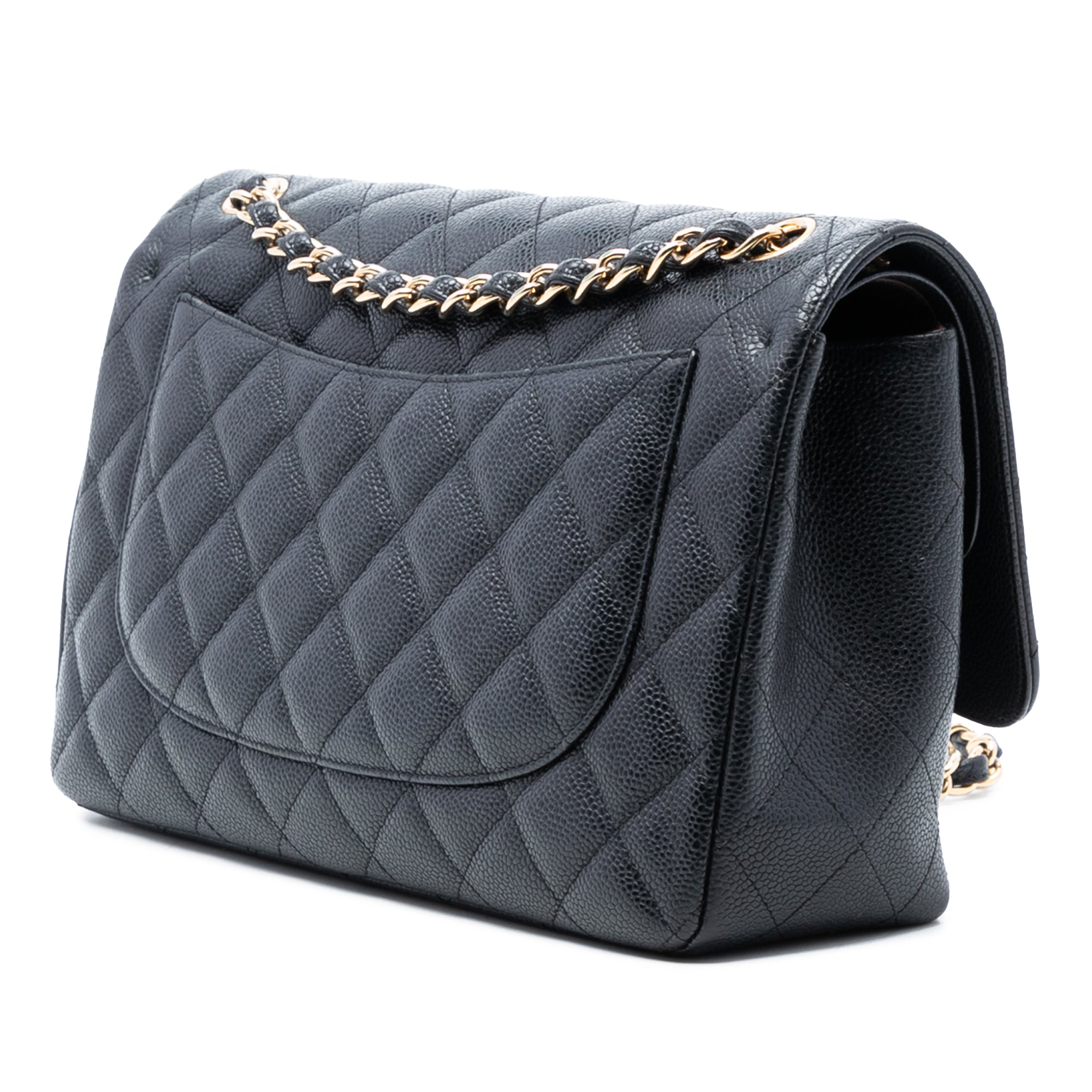 Chanel Jumbo Classic Caviar Double Flap - image 2