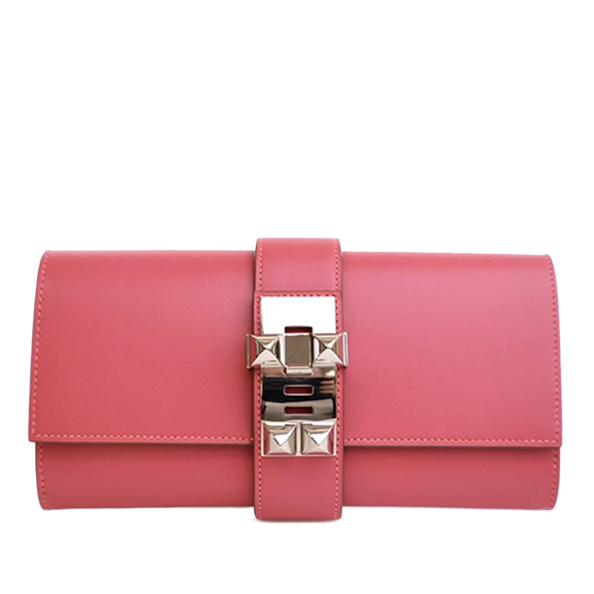Hermès Tadelakt Medor Clutch 23 - image 1
