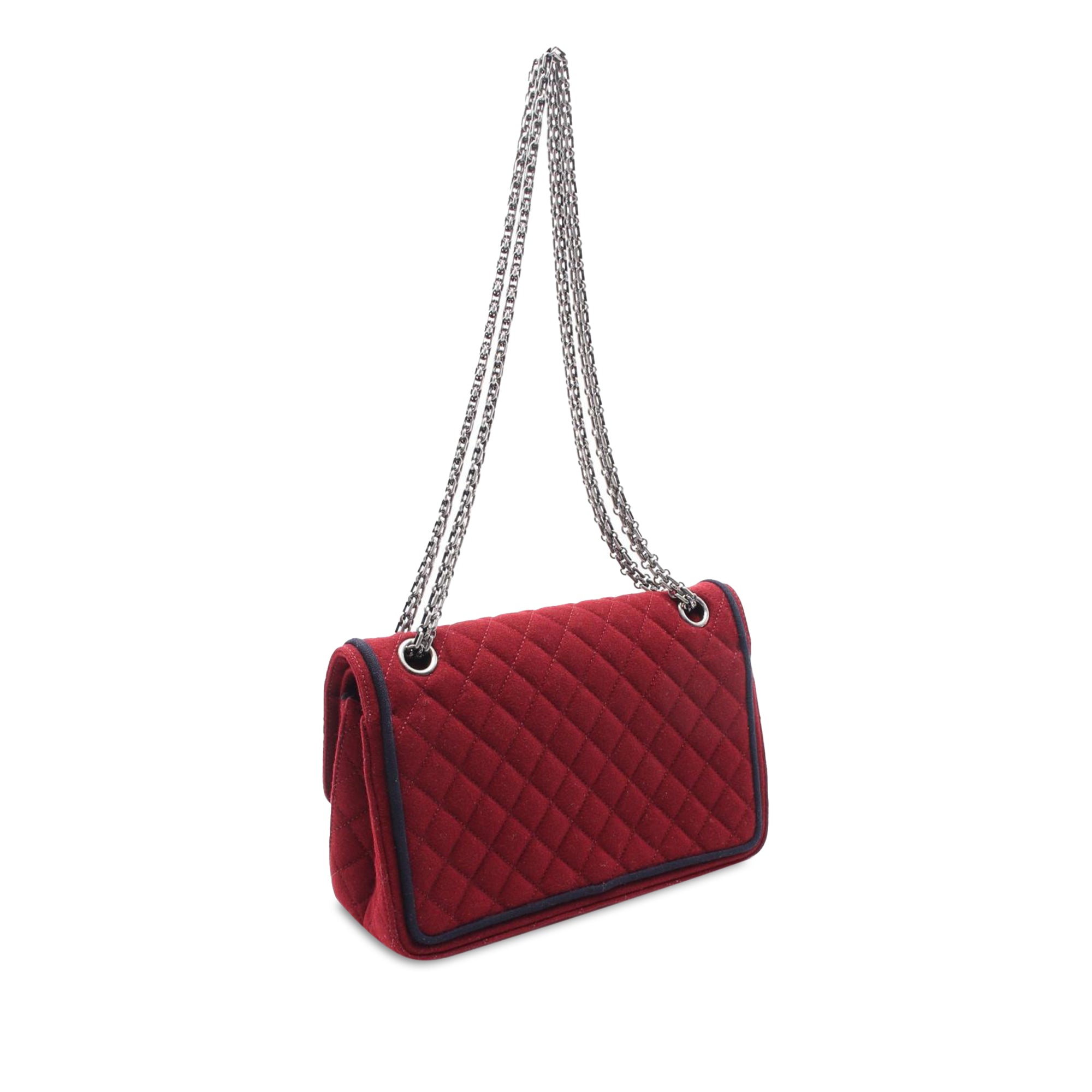 Chanel Paris-Salzburg Reissue 2.55 Quilted Wool Double Flap 225 - image 2
