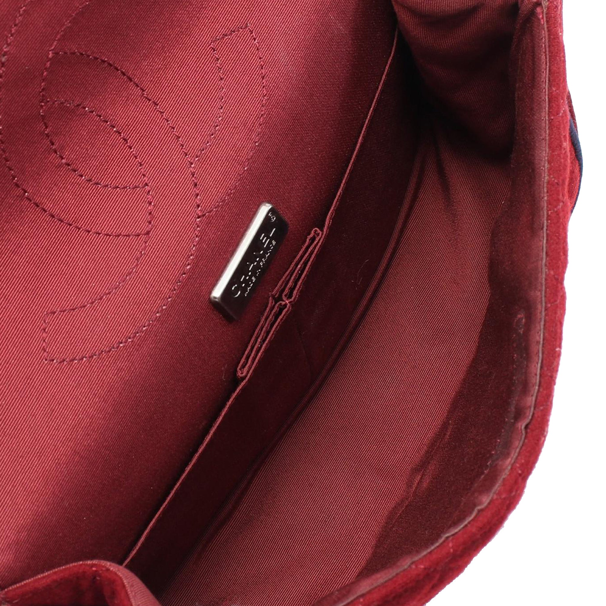 Chanel Paris-Salzburg Reissue 2.55 Quilted Wool Double Flap 225 - image 3