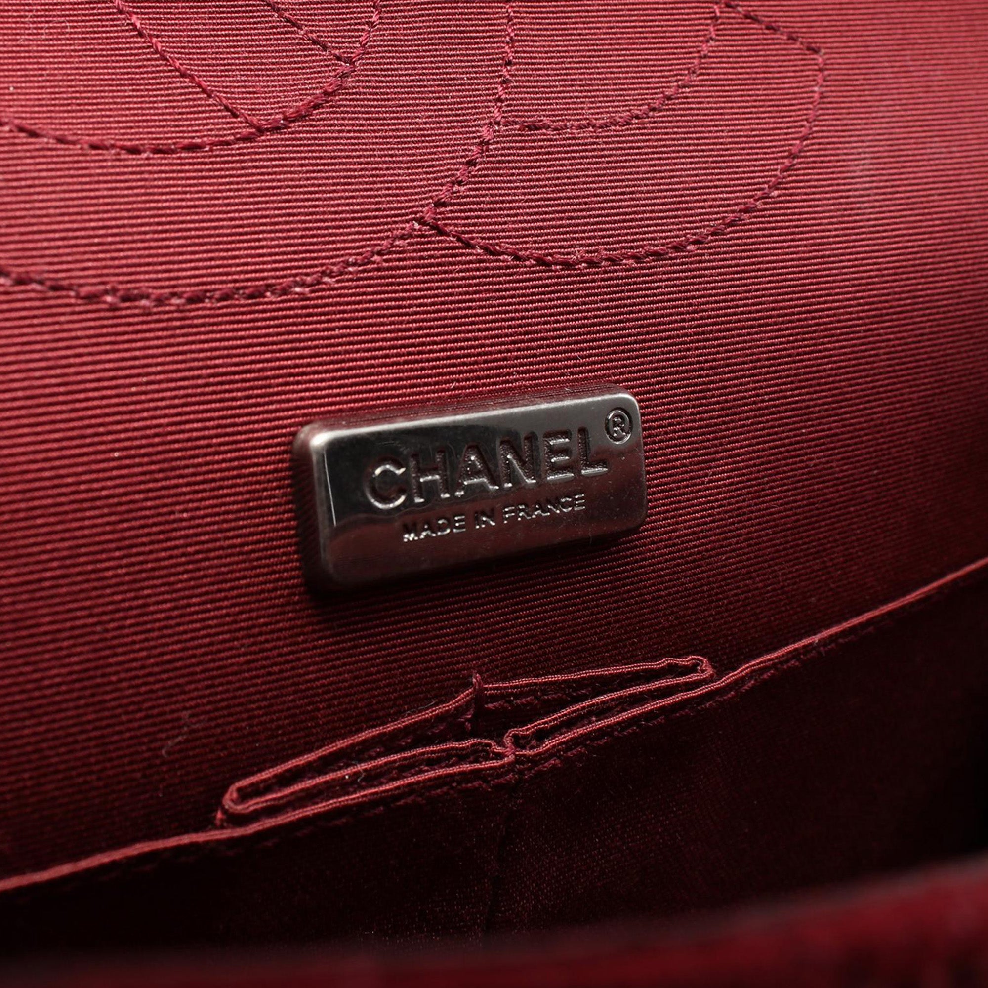 Chanel Paris-Salzburg Reissue 2.55 Quilted Wool Double Flap 225 - image 4