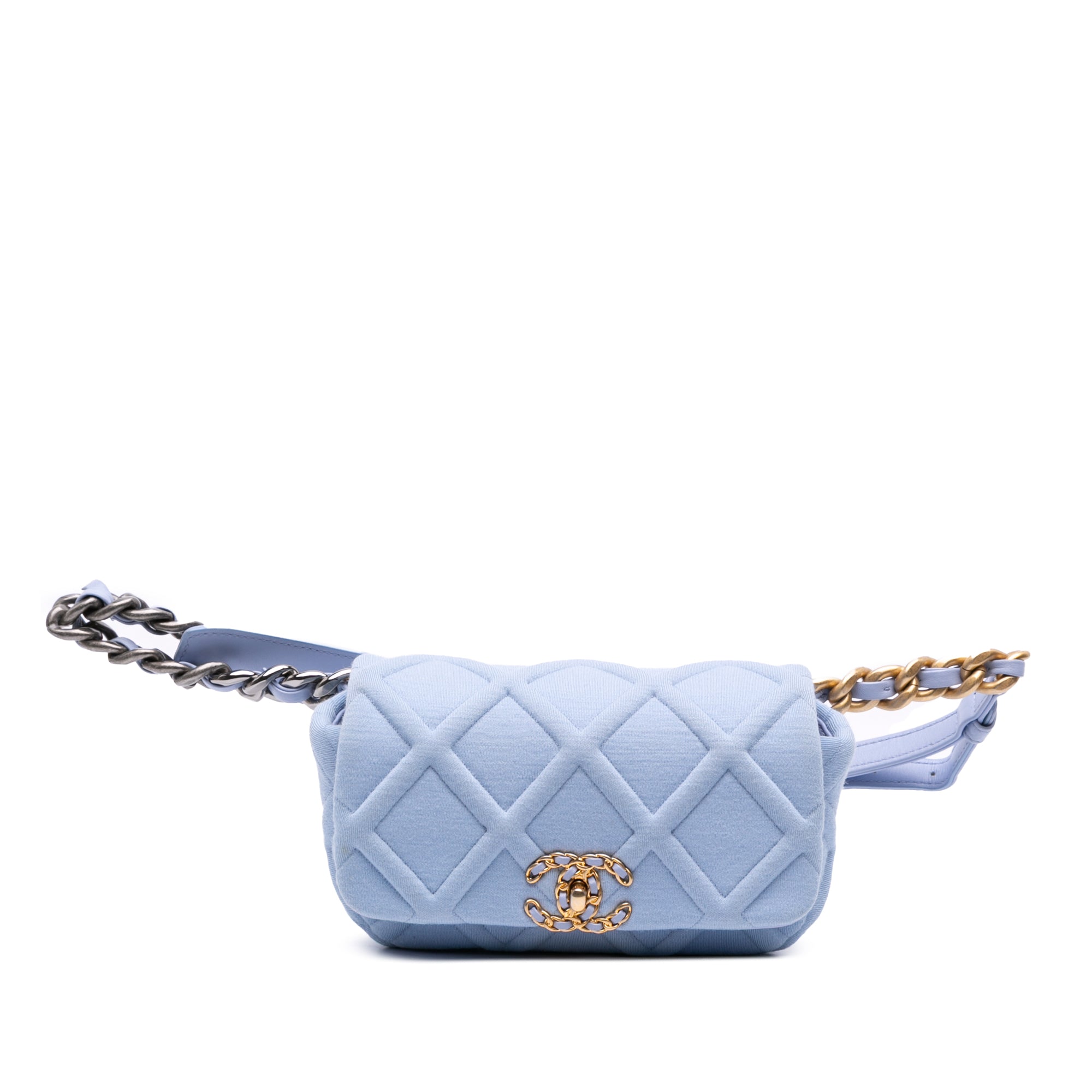 Chanel Jersey 19 Flap Belt Bag - image 1