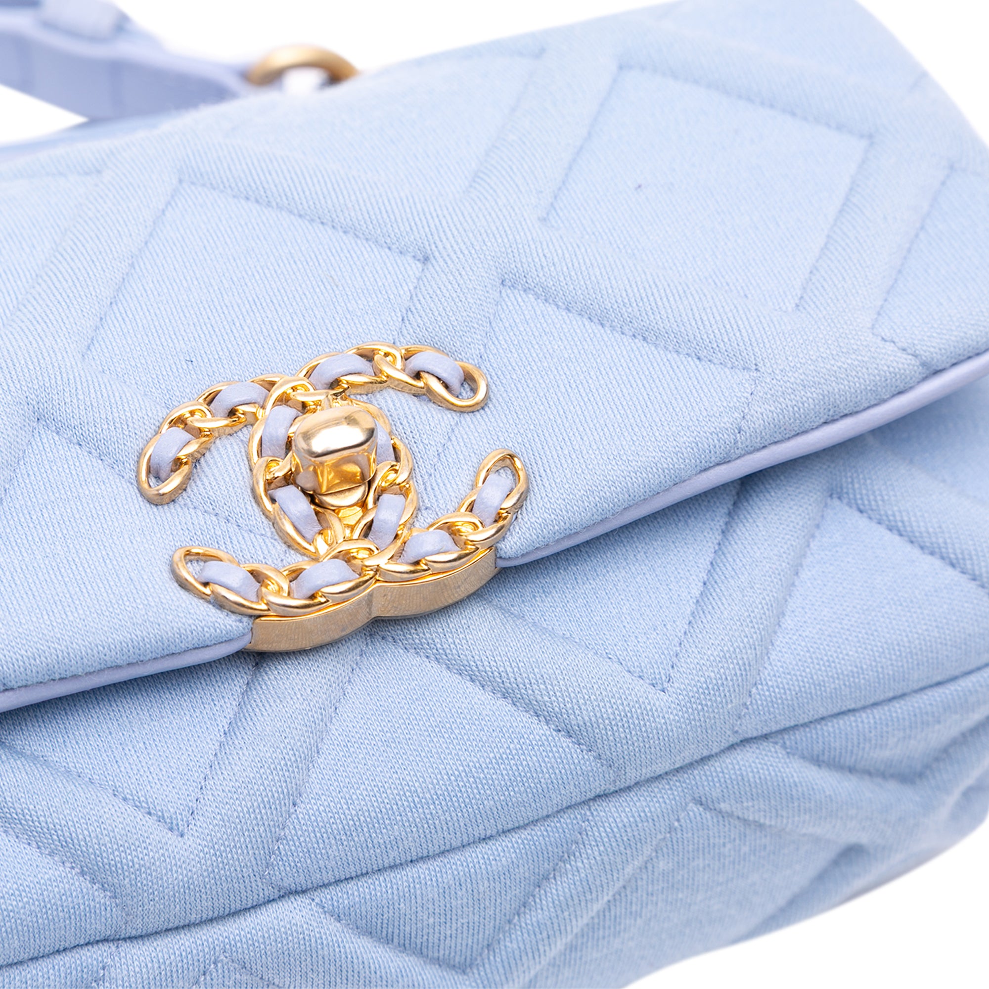 Chanel Jersey 19 Flap Belt Bag - image 7